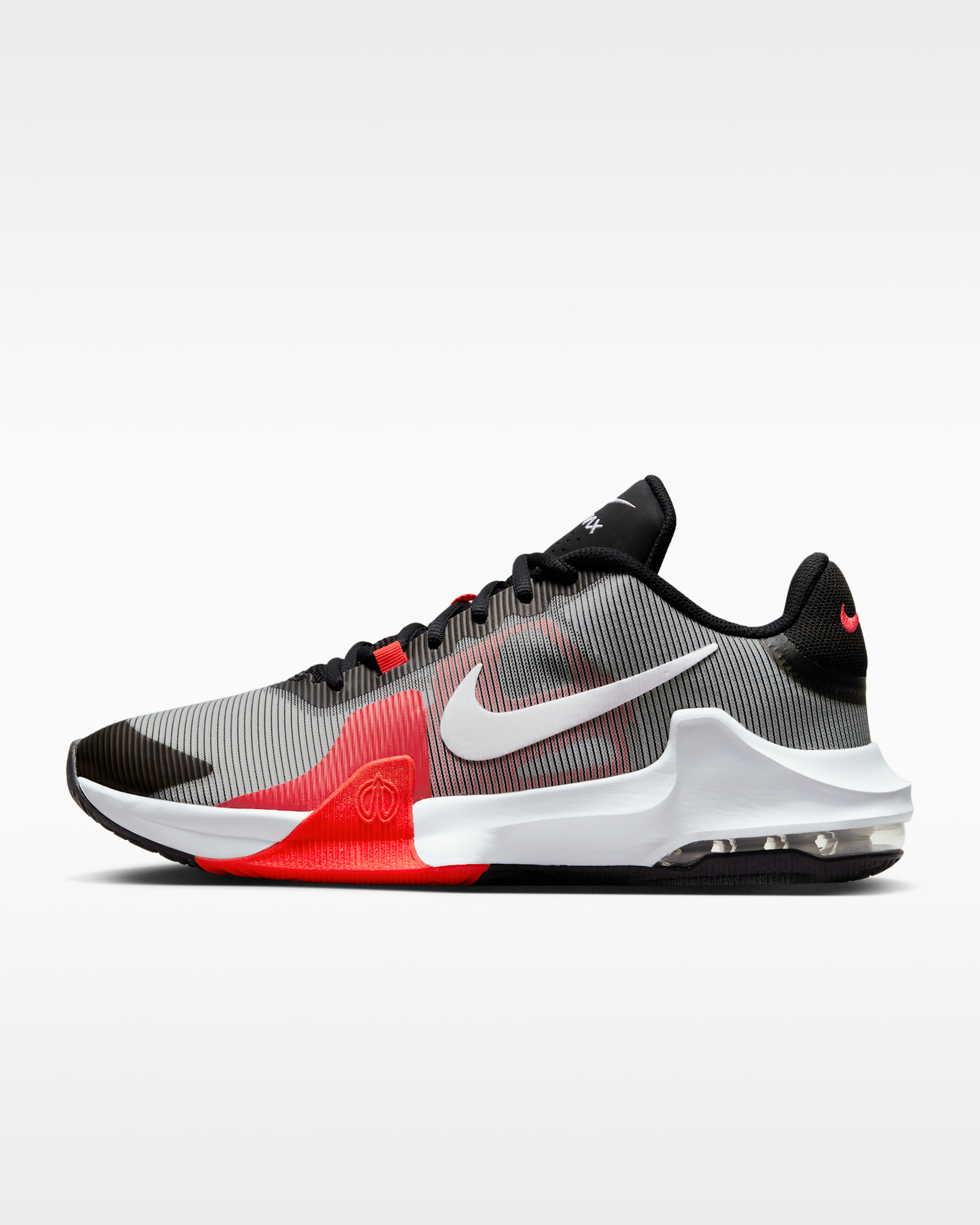 Tenis de básquetbol Nike Impact 4 - Negro/Carmesí brillante/Blanco