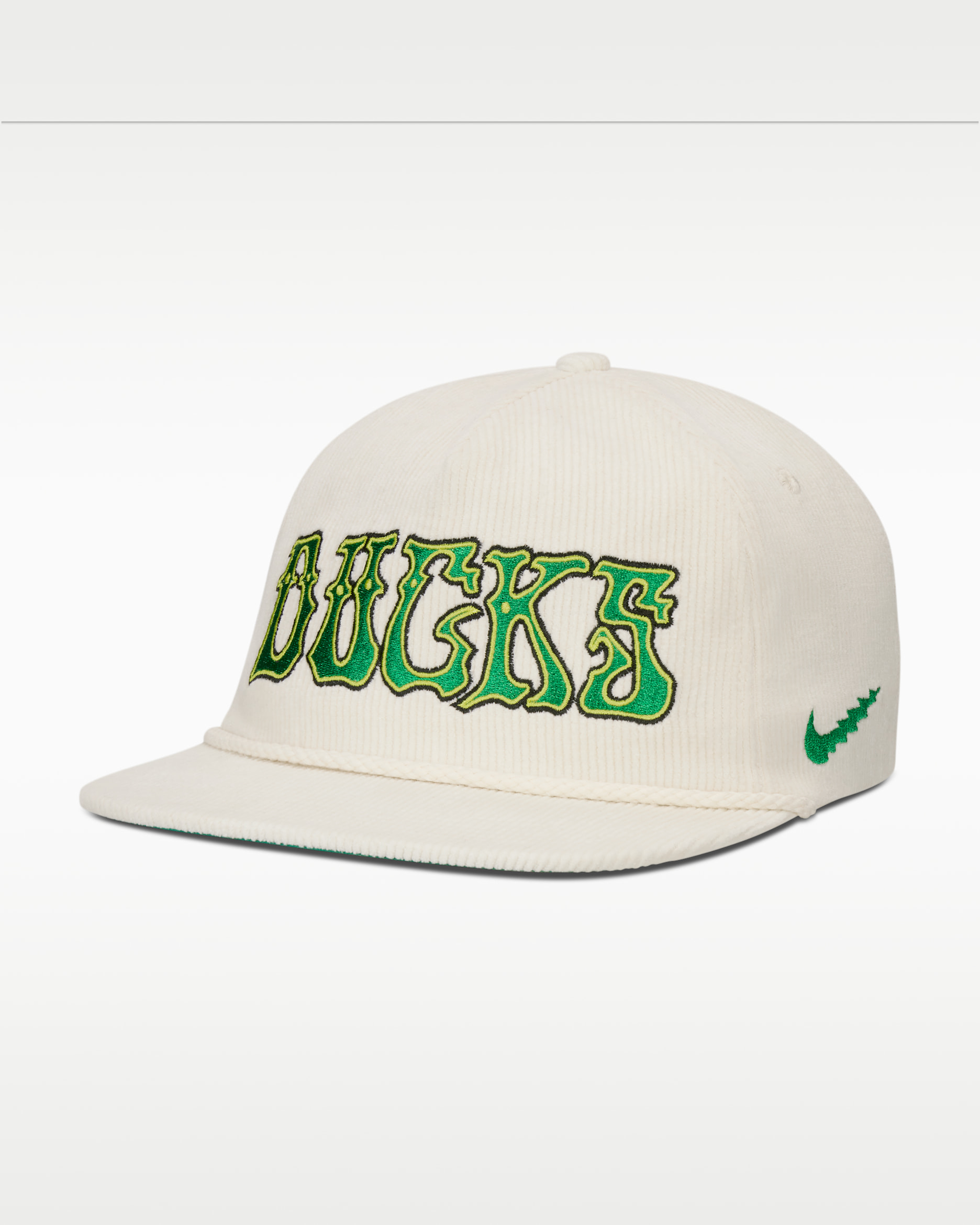 Grateful Ducks Men's Cord Hat - Cream