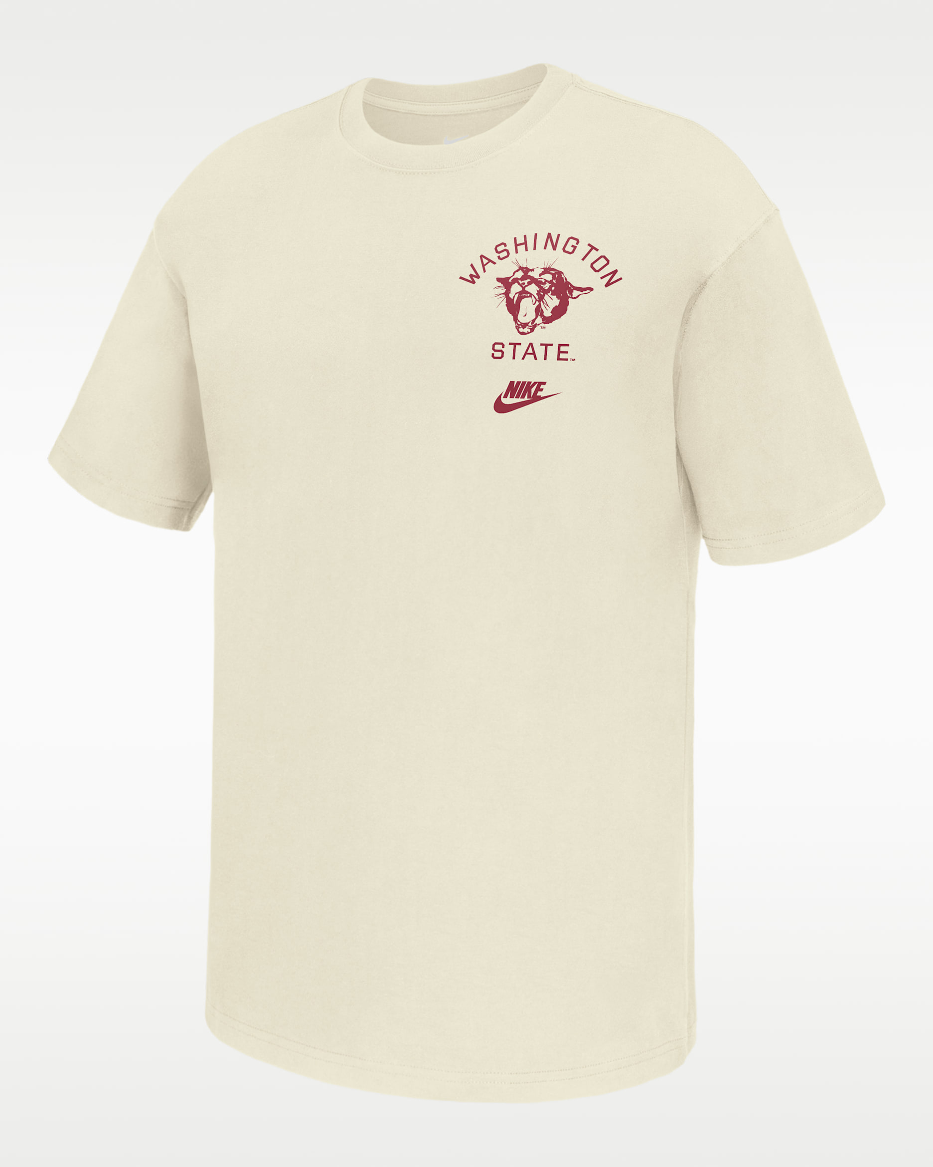 Washington State Cougars Men's Nike Football T-Shirt - Sail