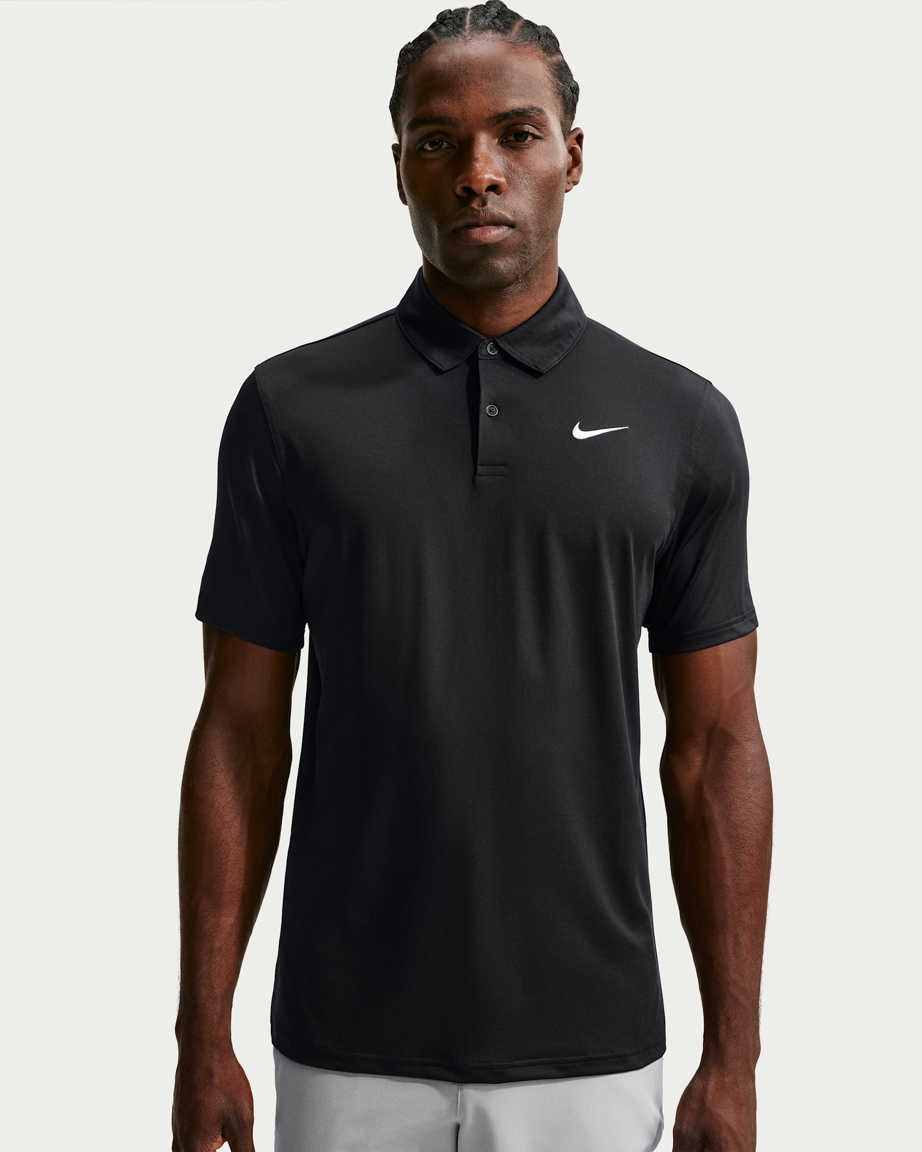 Nike Velocity Dri-FIT Golf-Poloshirt (Herren) - Schwarz/Weiß
