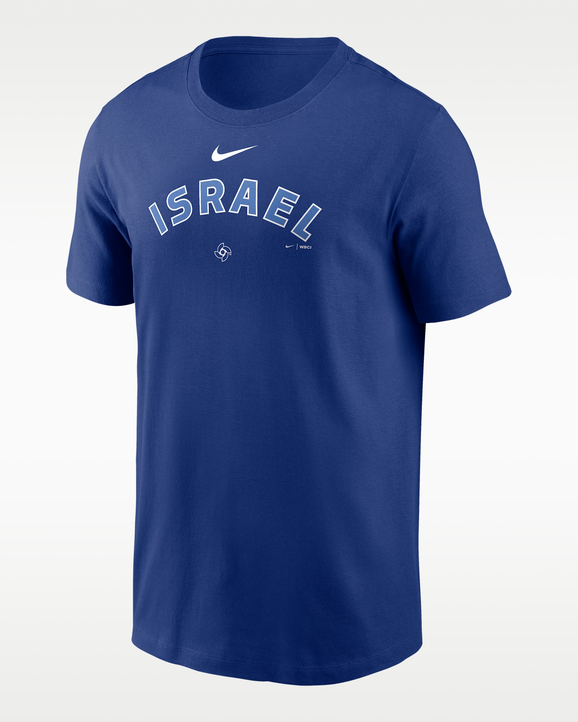Israel National Baseball Team 2026 World Baseball Classic Wordmark Men's Nike T-Shirt - Royal