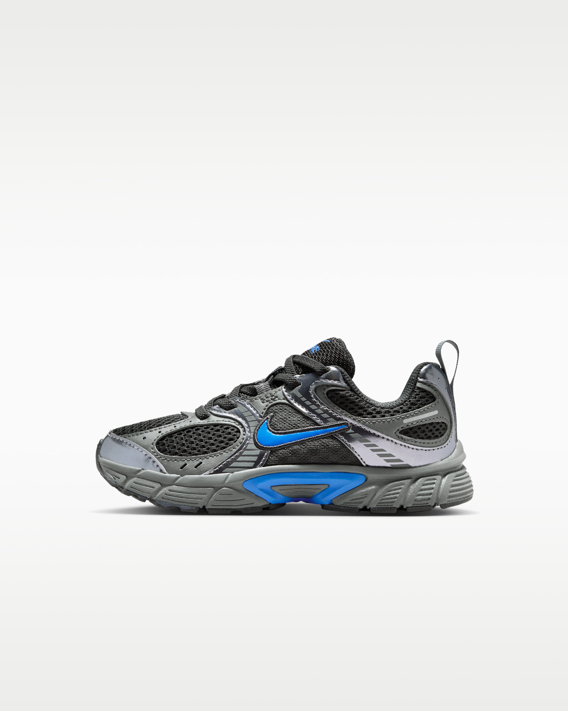 Nike V5 RNR Little Kids' Shoes - Anthracite/Metallic Cool Grey/Smoke Grey/Blue Crystal