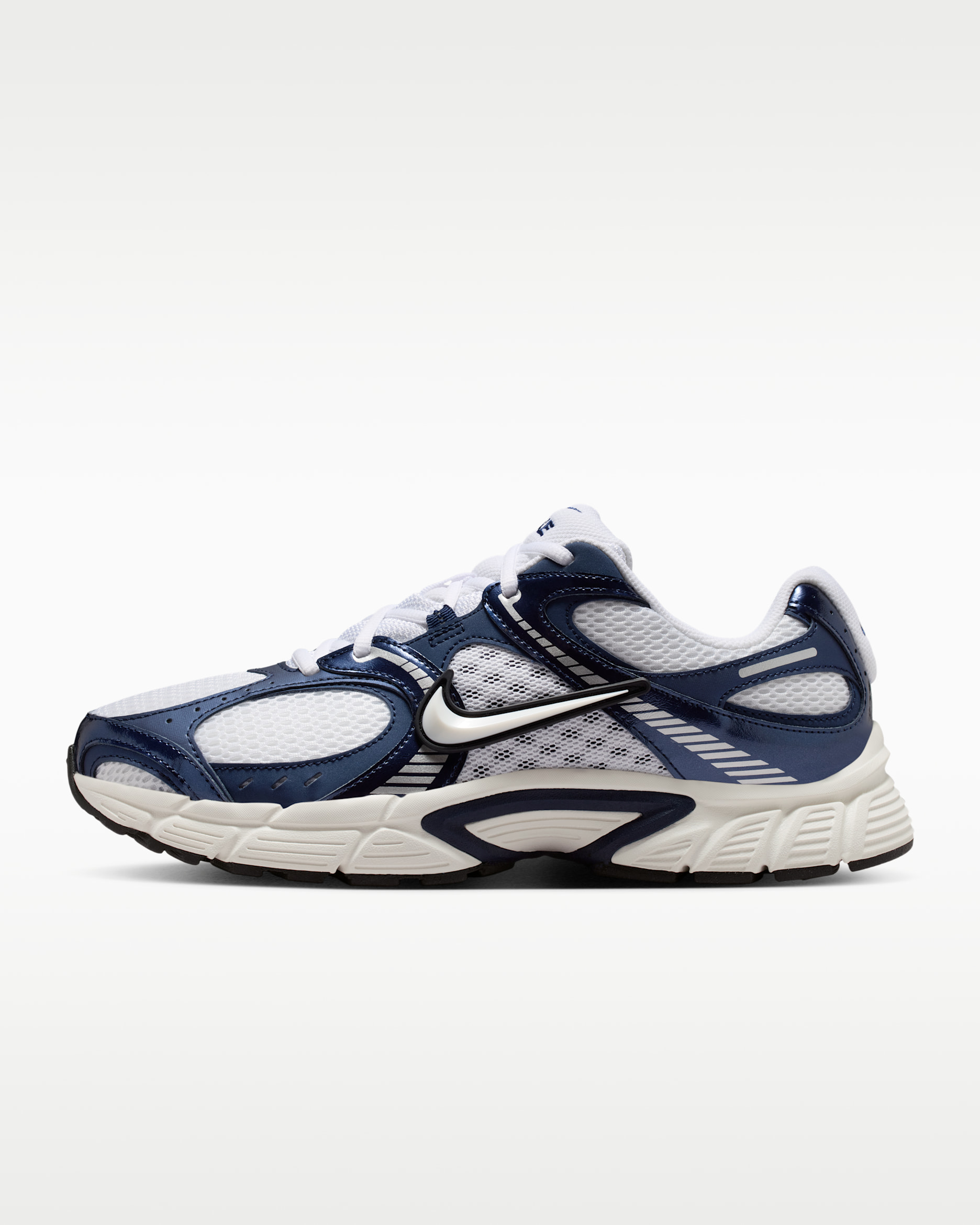 Nike V5 RNR Men's Shoes - White/Midnight Navy/Metallic Silver/White
