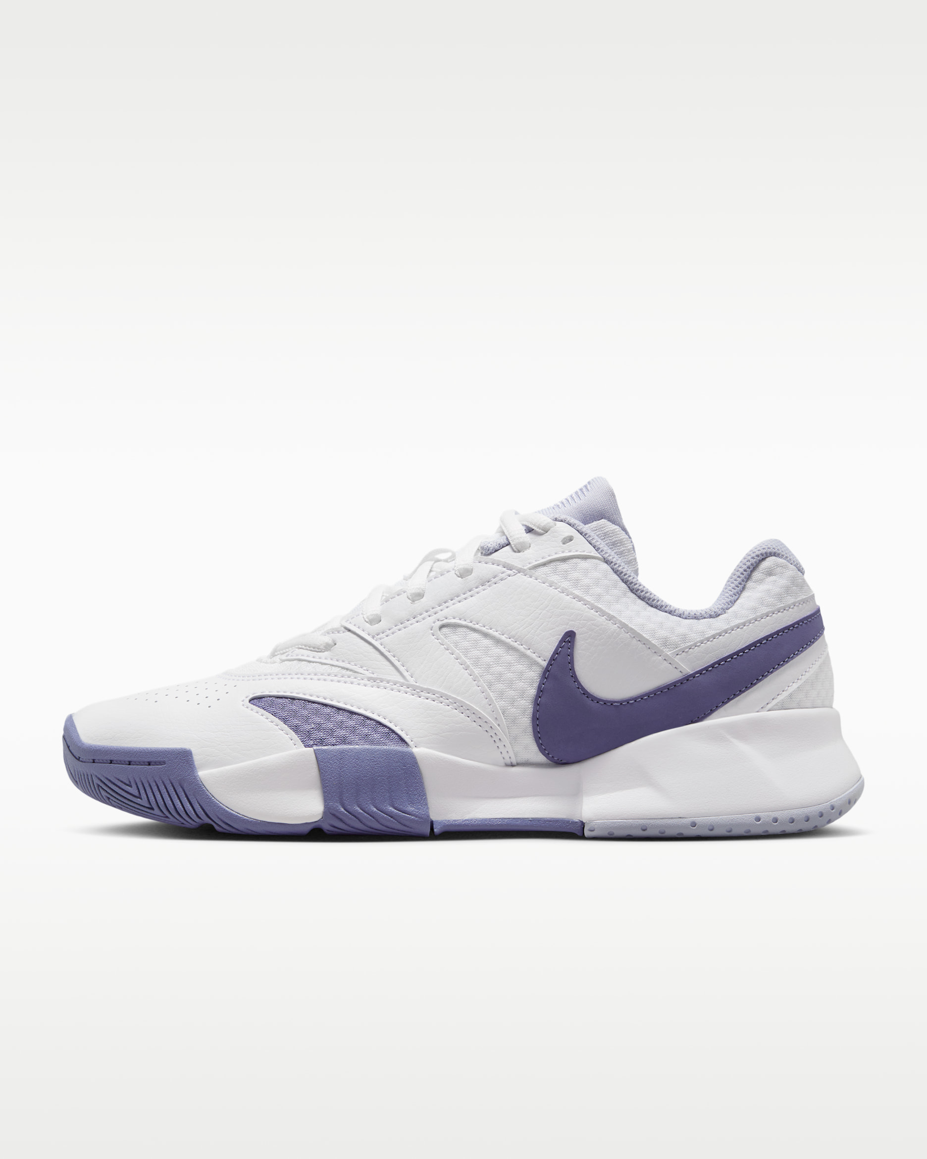NikeCourt Lite 4 Women's Tennis Shoes - White/Ghost/World Indigo