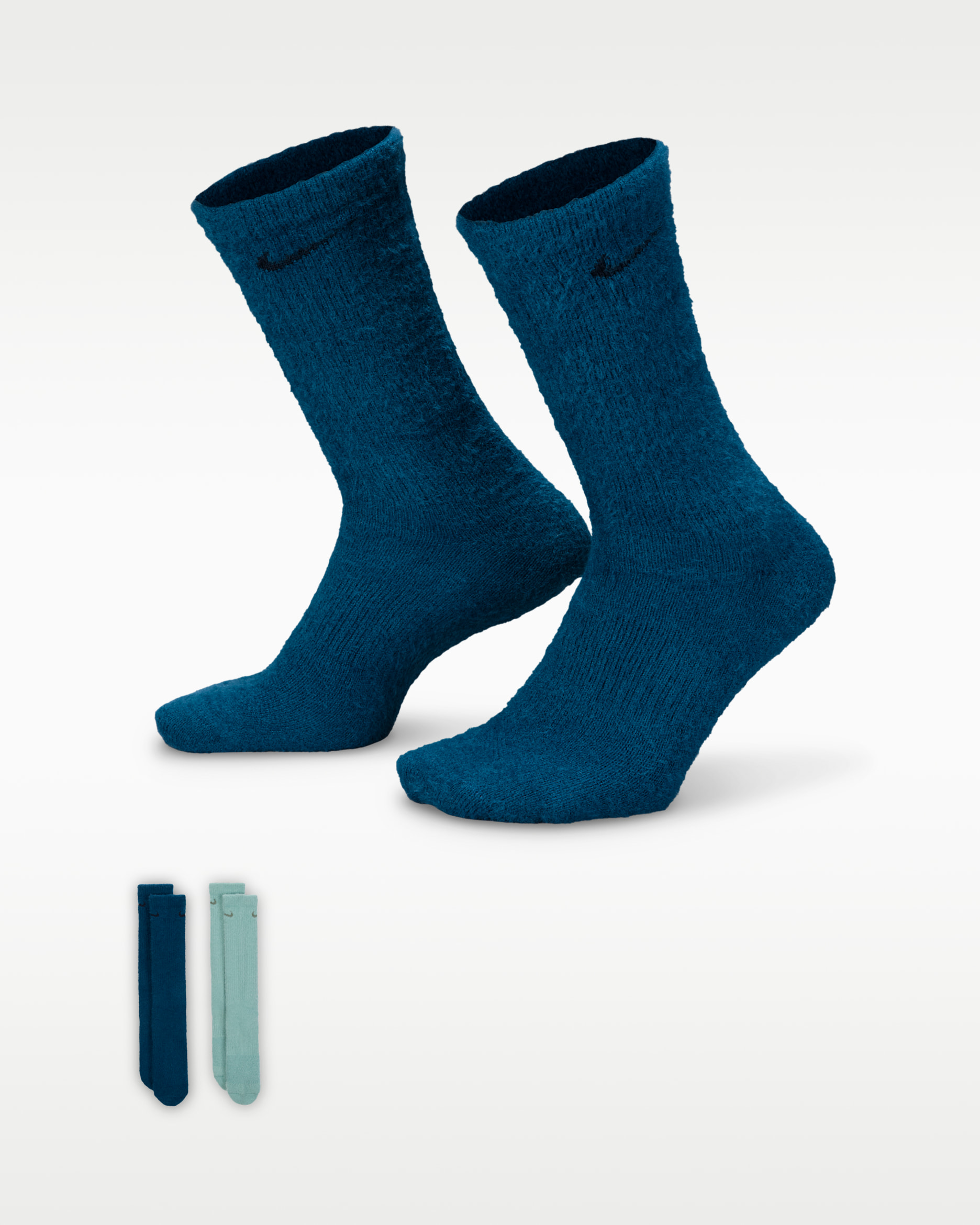 Nike Everyday Cushioned Cosy Crew Socks (2 Pairs) - Multi-Colour