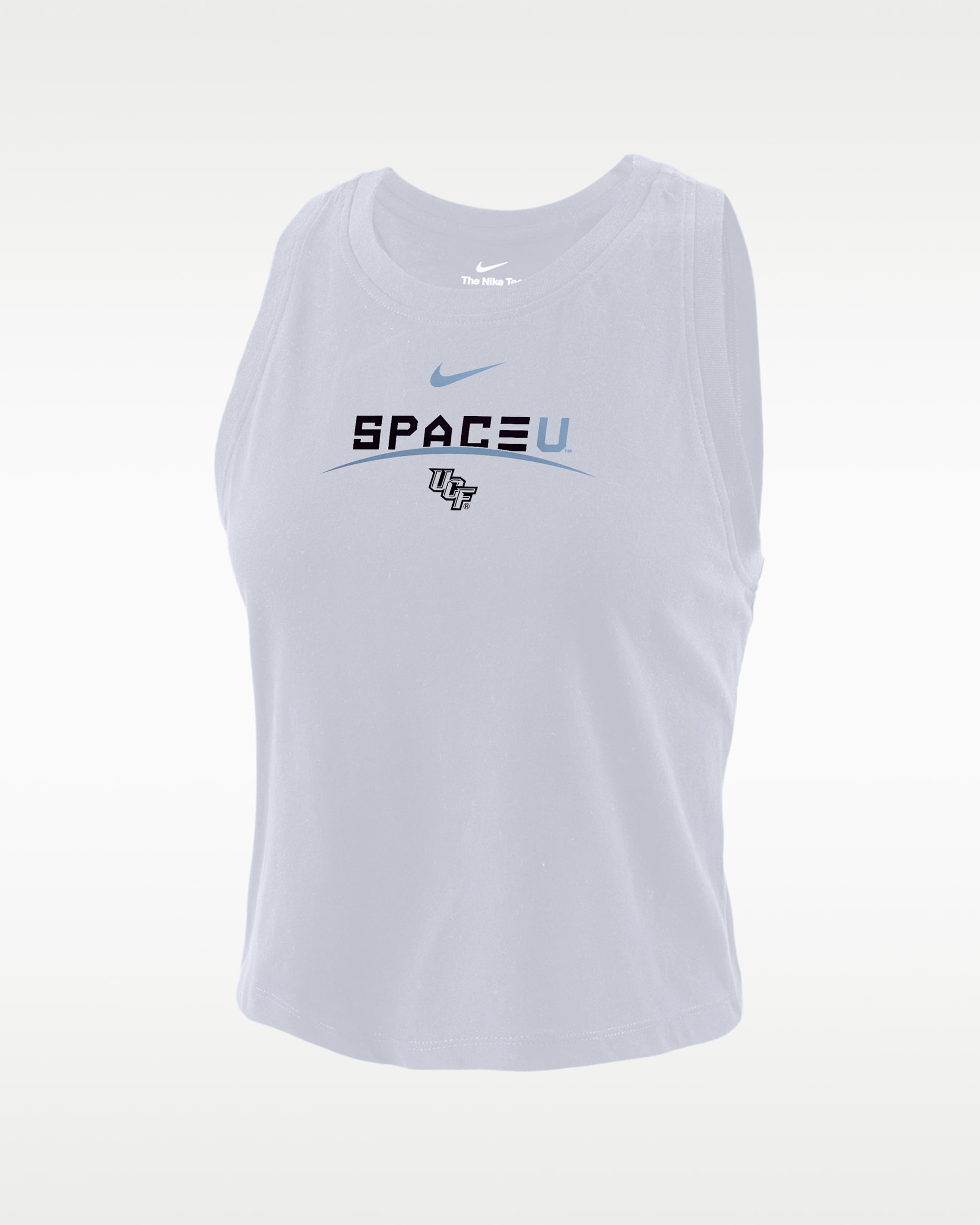 Playera universitaria Nike Dri-FIT para mujer UCF Space Game - Blanco