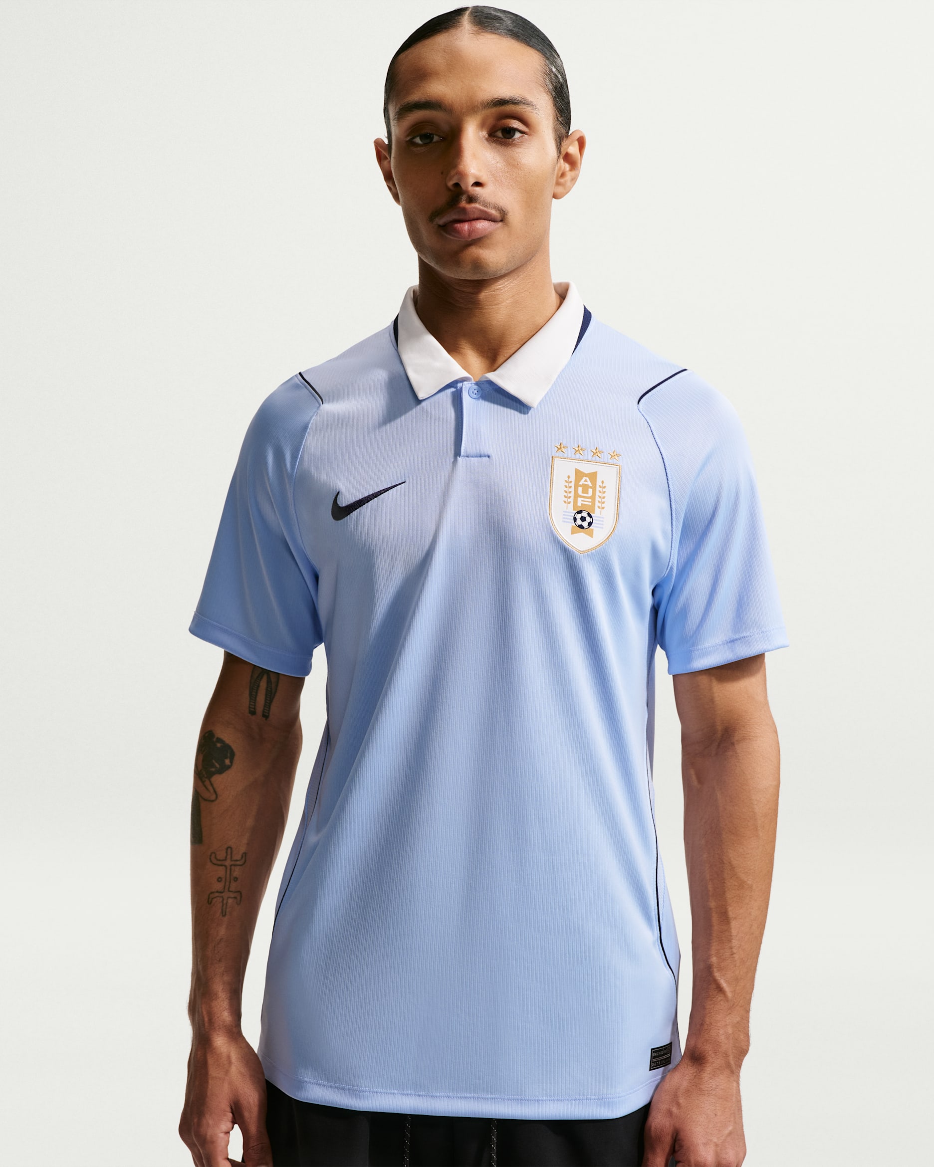 Fotbollströja Uruguay 2026 Stadium Nike Dri-FIT Replica (hemmaställ) för män - Royal Tint/Obsidian