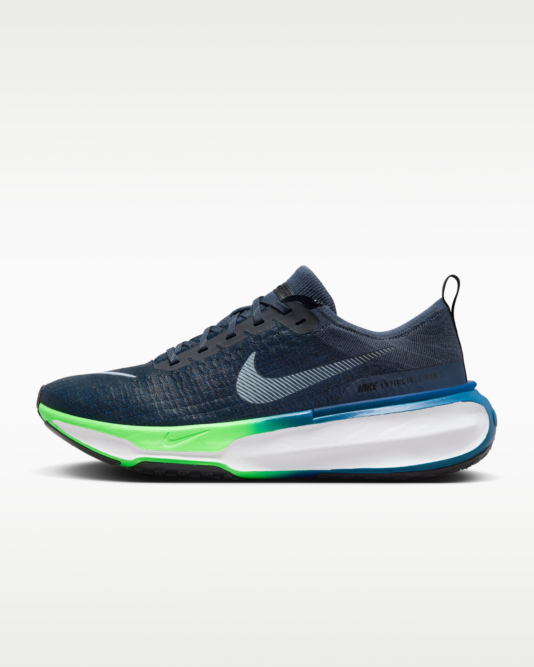 Nike Invincible 3 Men's Road Running Shoes - Thunder Blue/Black/White/Light Armoury Blue