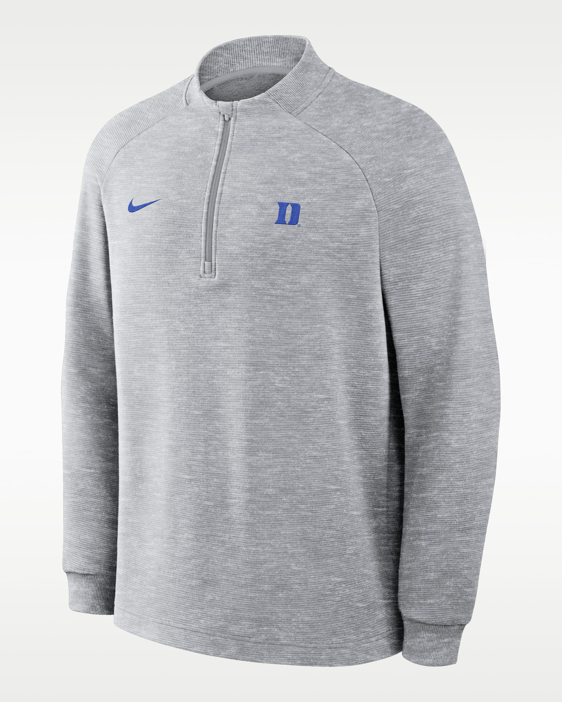Duke Par Men's Nike Therma-FIT College Half-Zip Pullover - Grey
