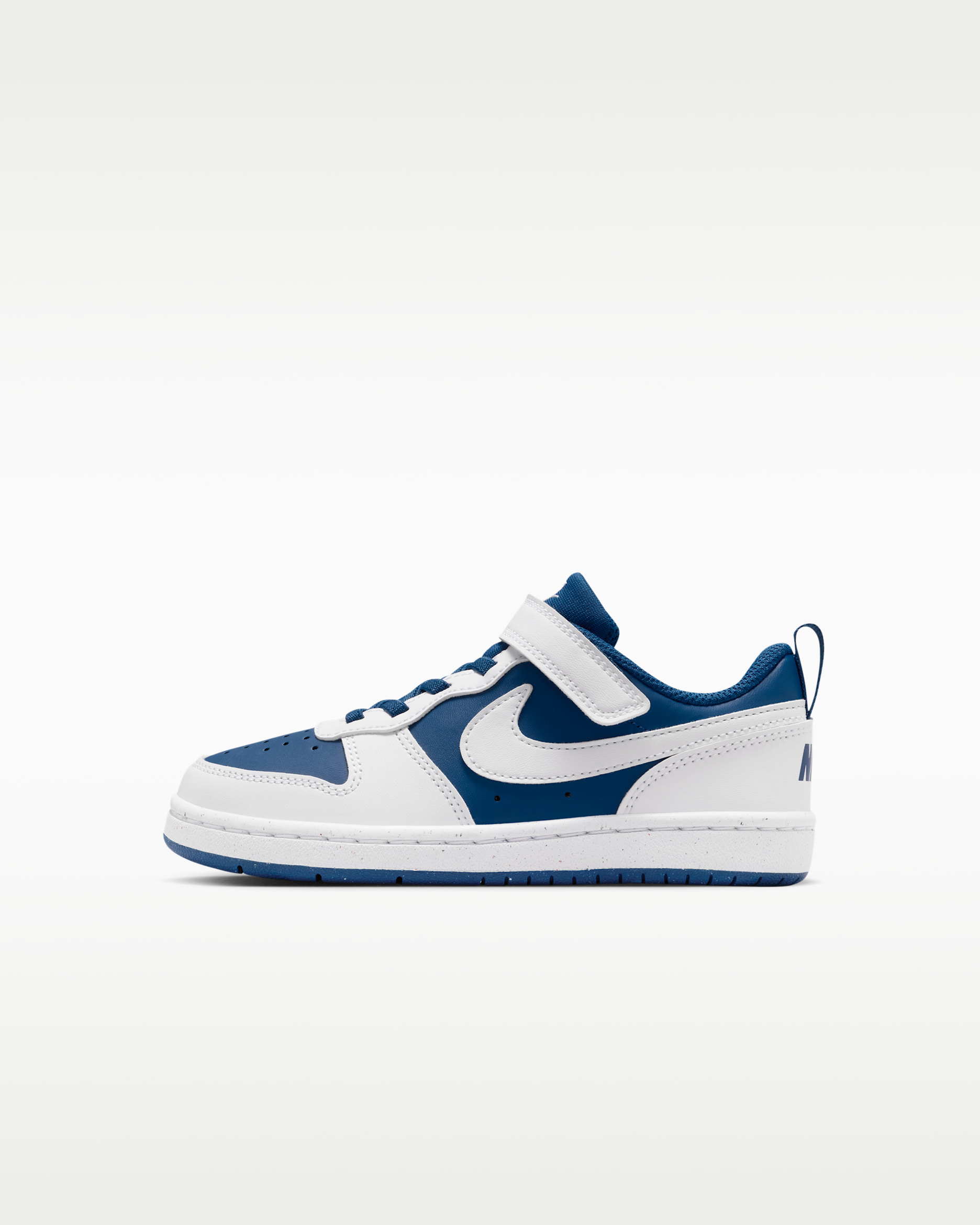 Tenis para niños de preescolar Nike Court Borough Low Recraft - Azul cancha/Blanco/Blanco