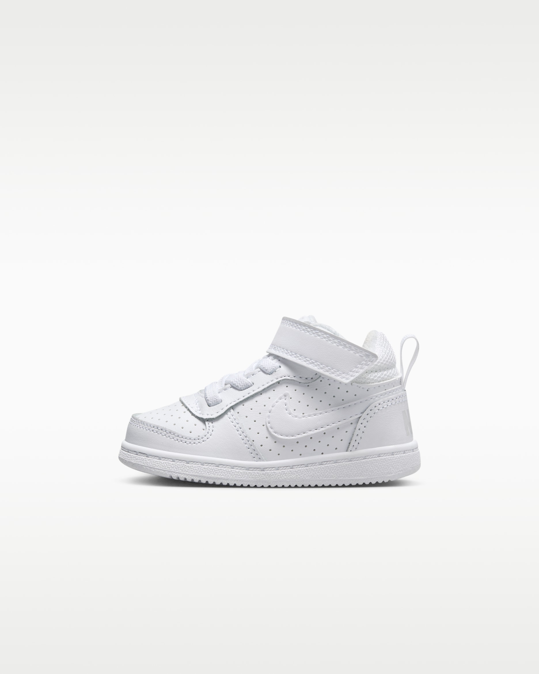 Nike Court Borough Mid Baby/Toddler Shoes - White/White