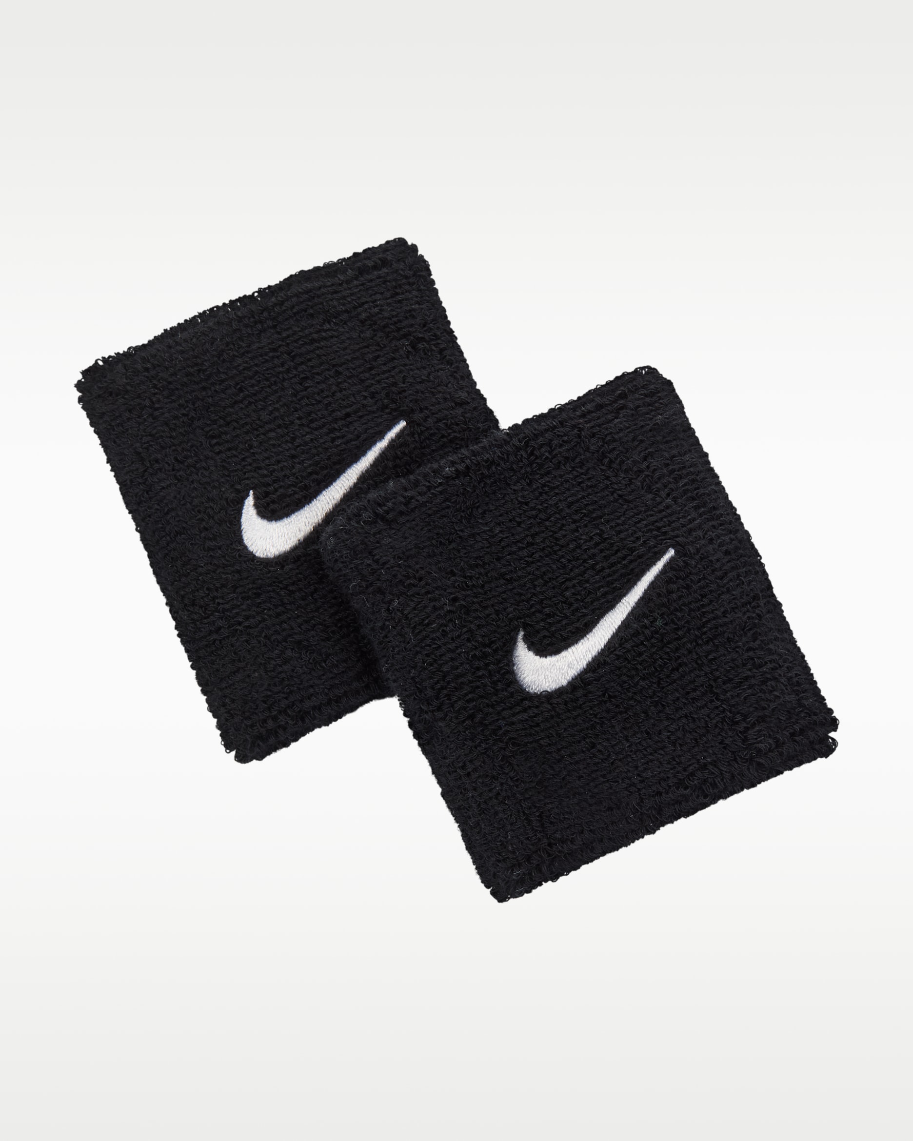 Muñequeras (paquete de 2) Nike Swoosh Classic - Negro
