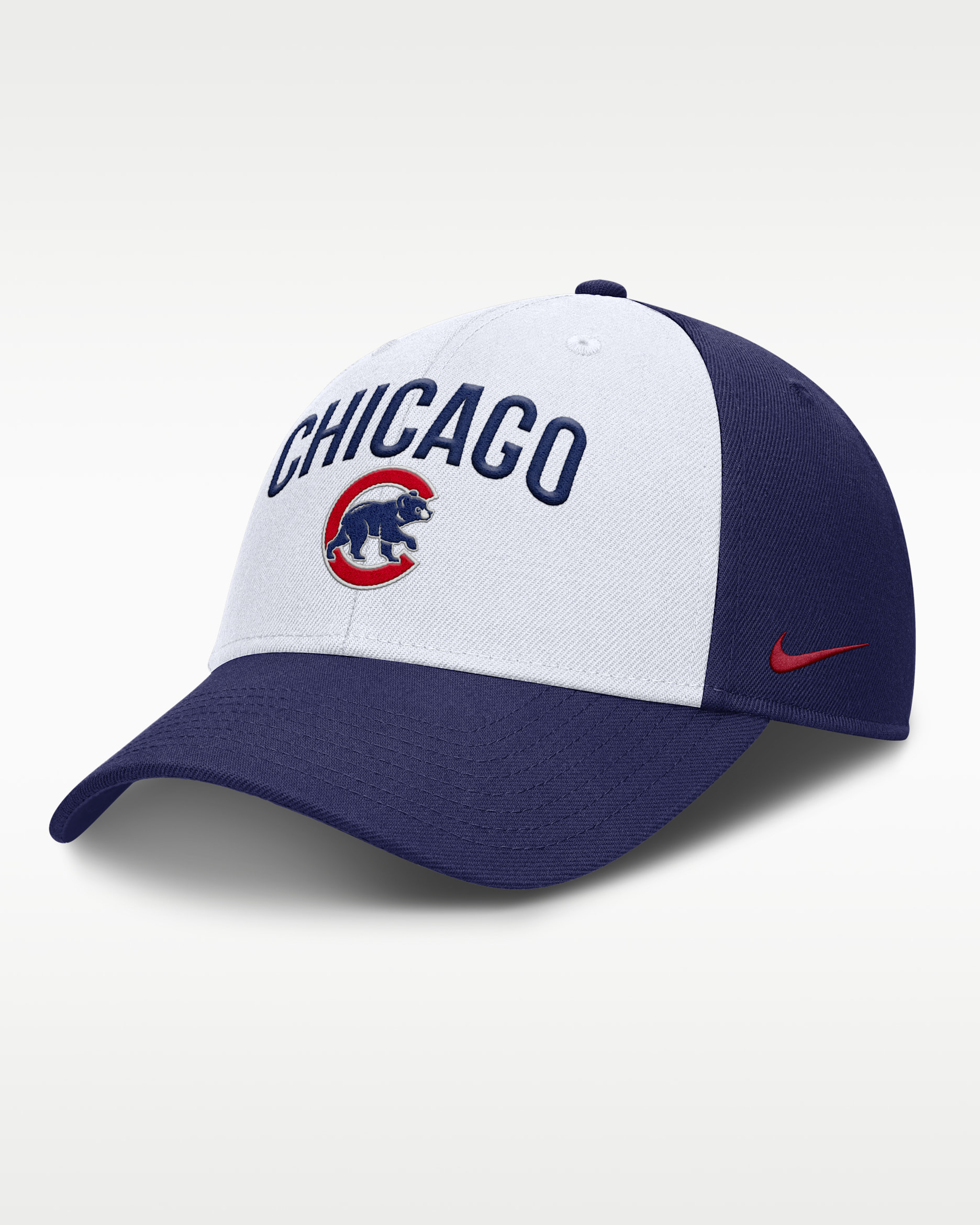 Chicago Cubs Club Men's Nike Dri-FIT MLB Adjustable Hat - White