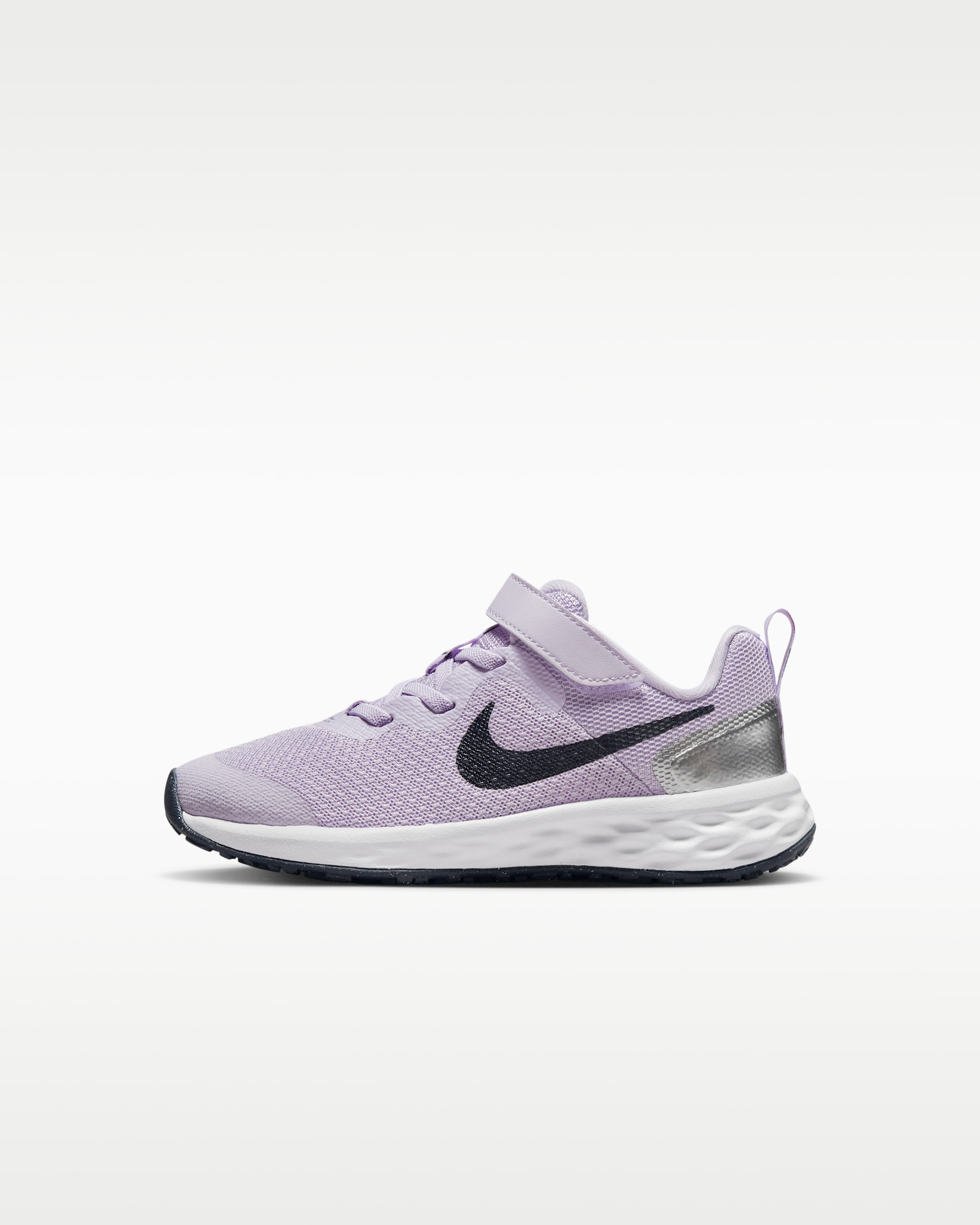 Nike Revolution 6 小童鞋款 - Violet Frost/Metallic Silver/Vivid Purple/Thunder Blue