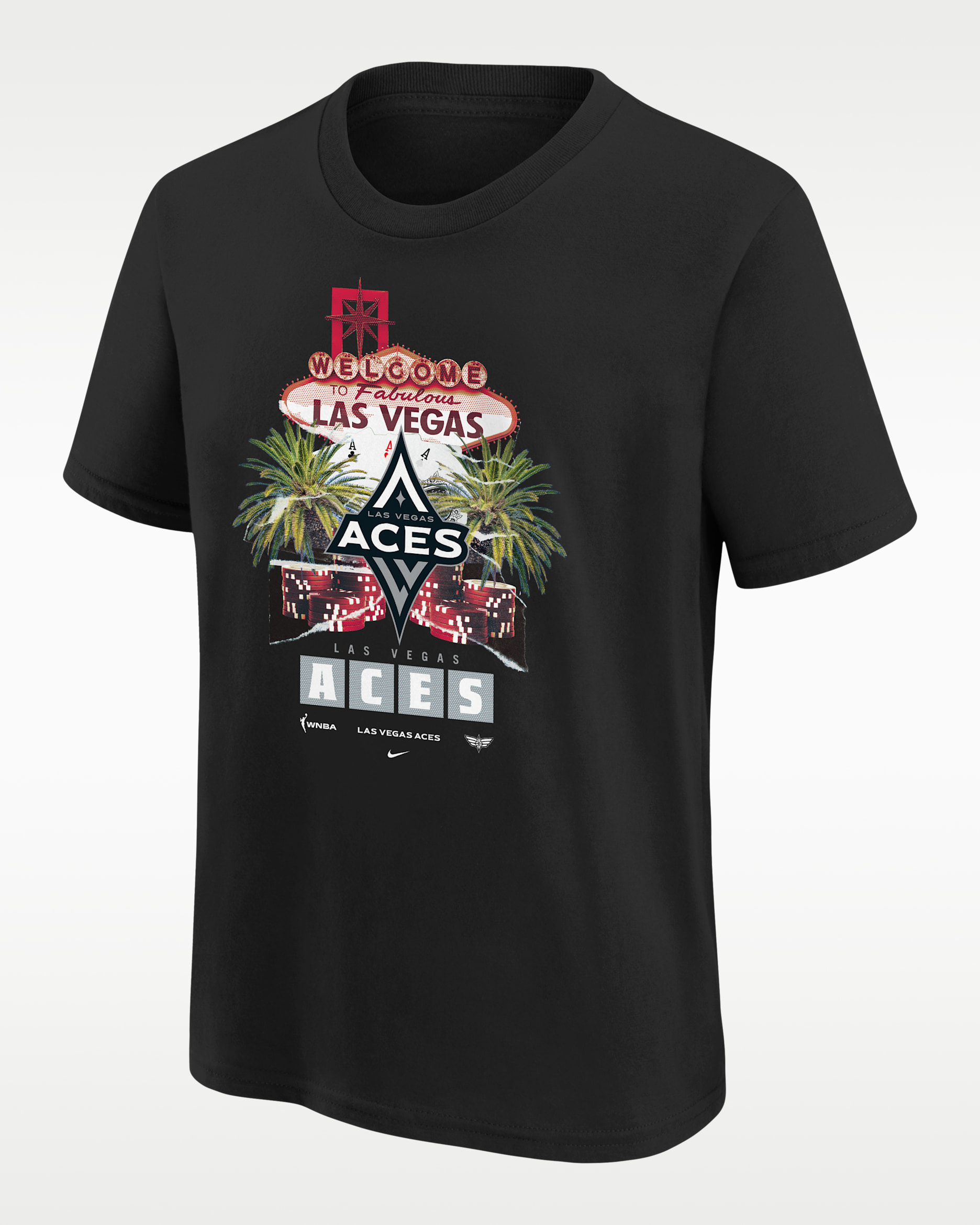 Las Vegas Aces Big Kids' Nike WNBA T-Shirt - Black