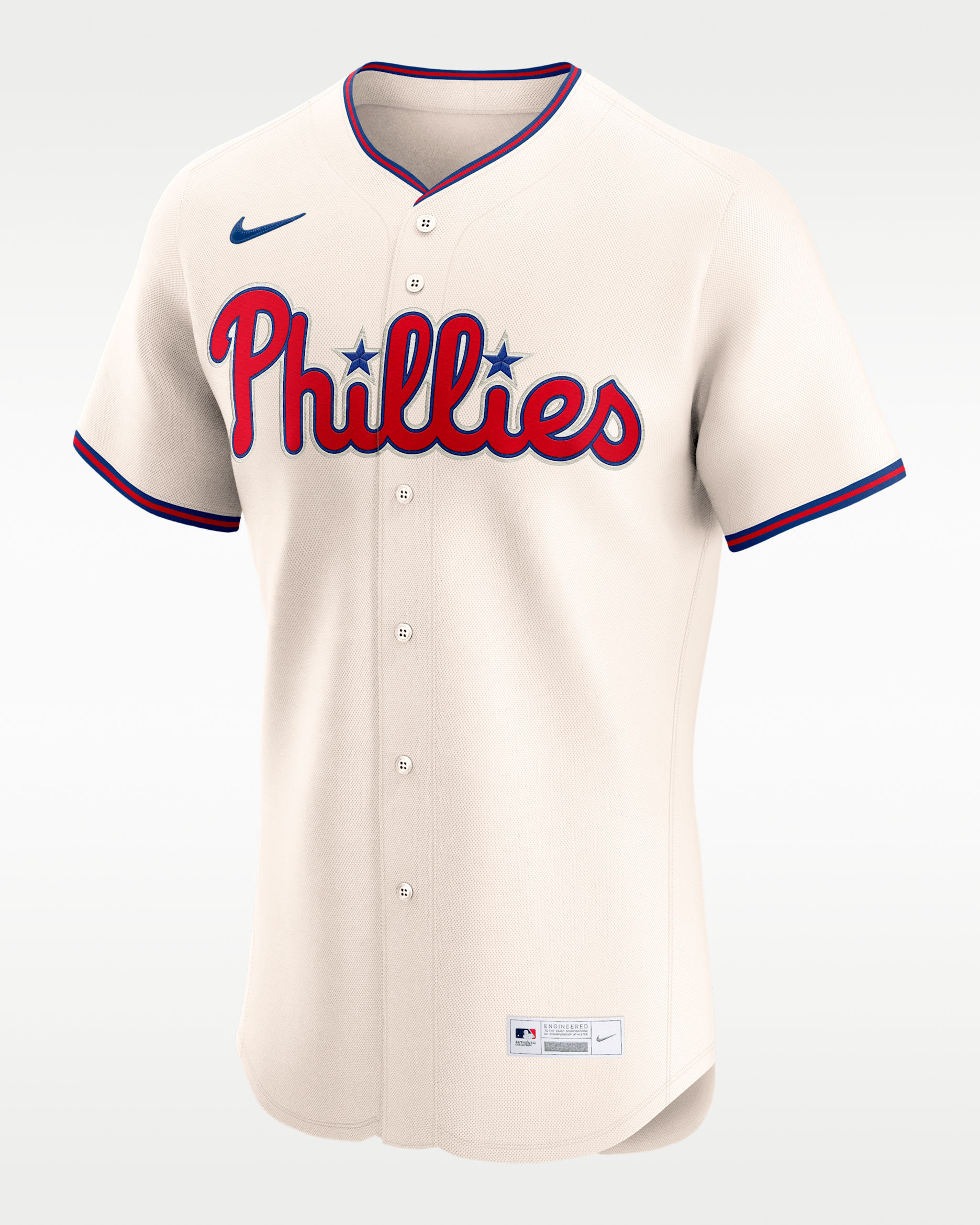 Jersey Nike Dri-FIT ADV de la MLB Elite para hombre Bryce Harper Philadelphia Phillies - Crema