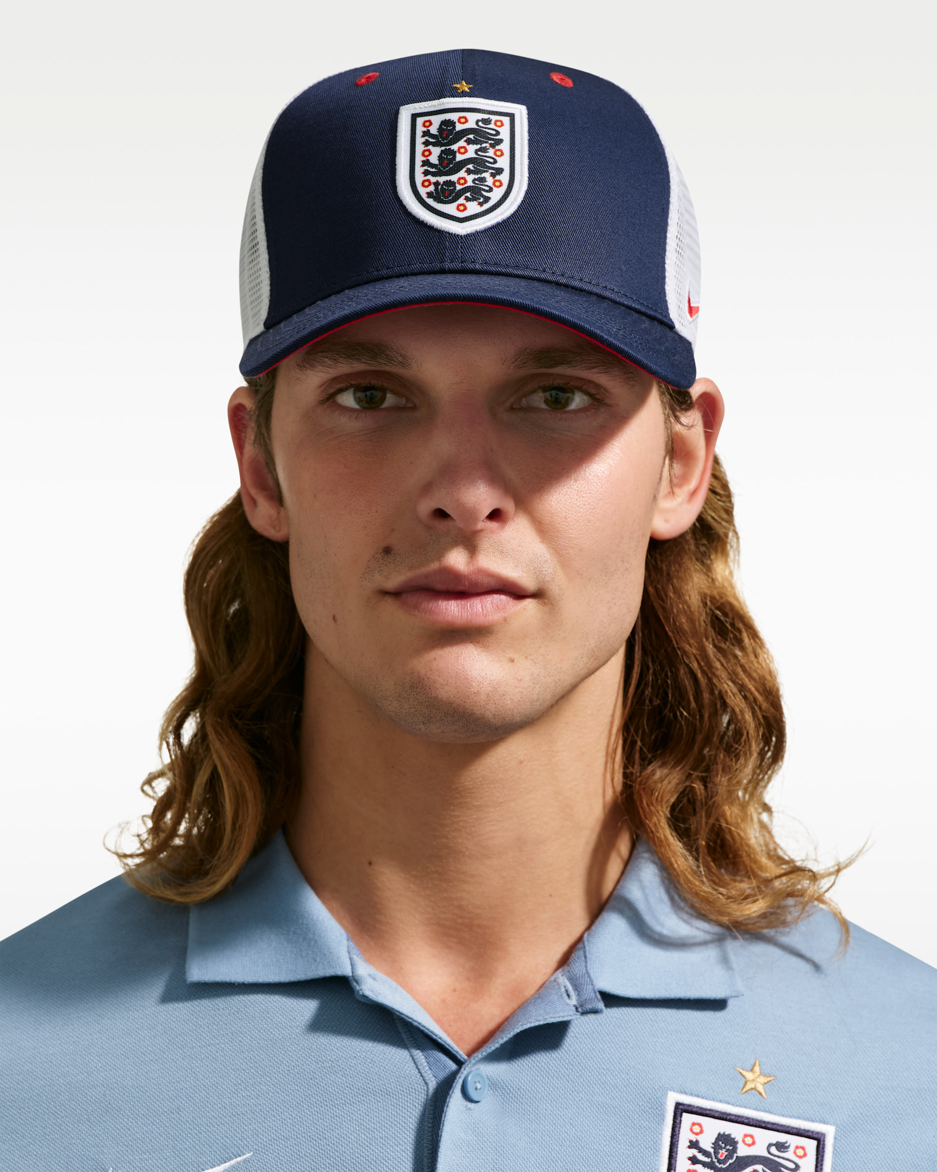 Gorra de futbol Nike England Rise - Azul marino universitario