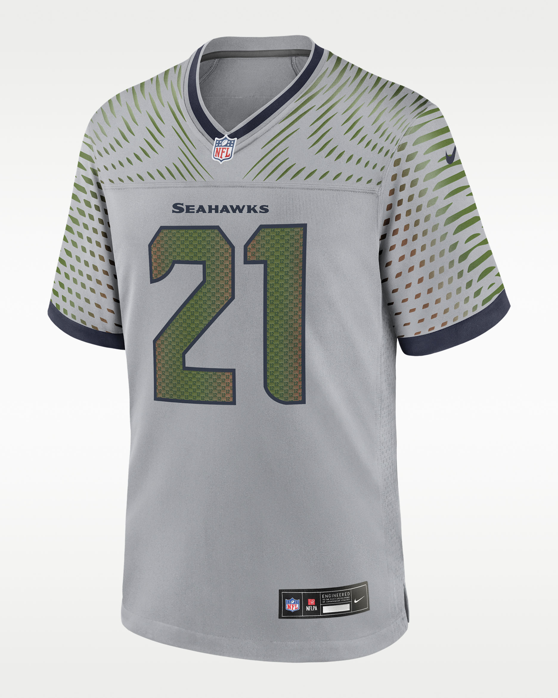 Devon Witherspoon Seattle Seahawks Rivalries Collection Men’s Nike NFL Game Jersey - Grey