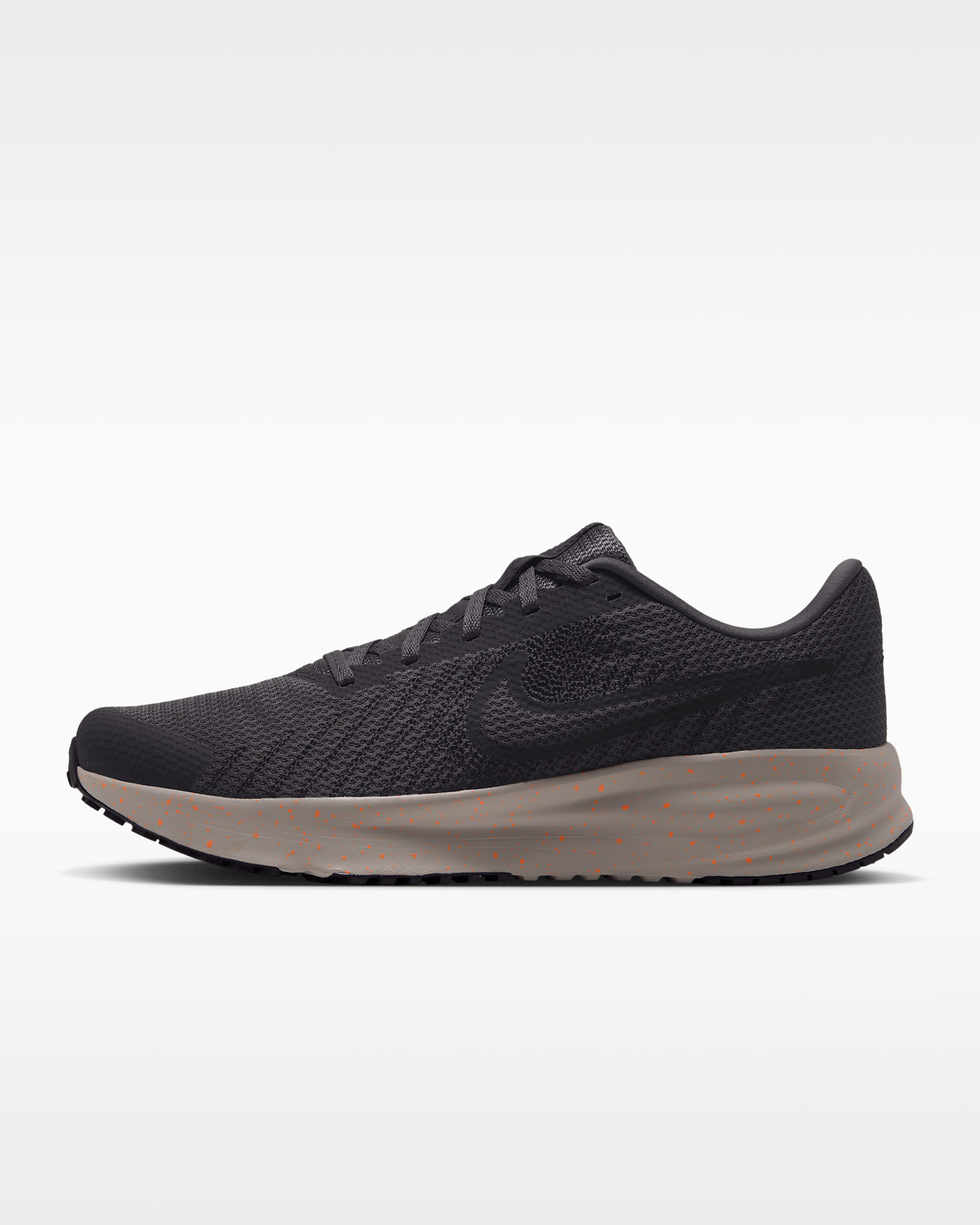 Nike Run Defy hardloopschoenen voor heren (straat) - Medium Ash/Off Noir/Cream II/Zwart