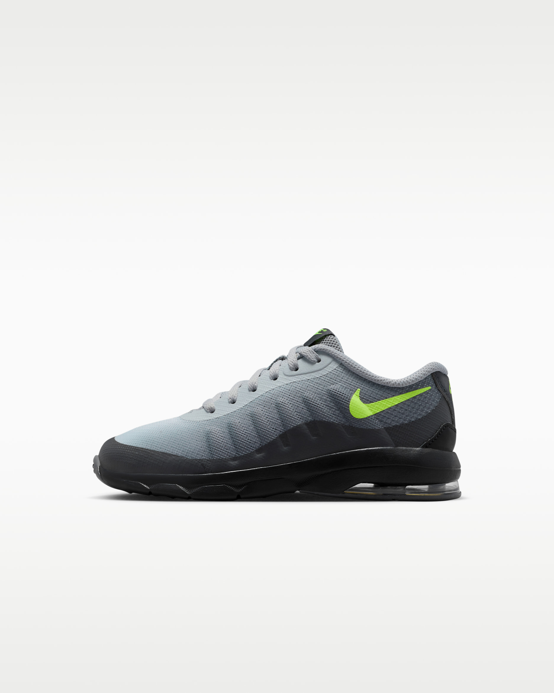 รองเท้าเด็กเล็ก Nike Air Max Invigor - Dark Grey/Cool Grey/Wolf Grey/Volt