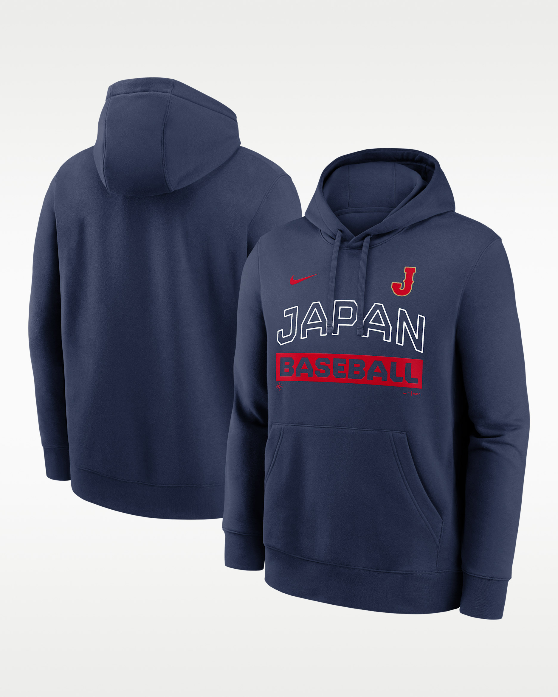 野球日本代表チーム 2026 ワールドベースボールクラシック クラブ メンズ ナイキ プルオーバー パーカー - ミッドナイトネイビー