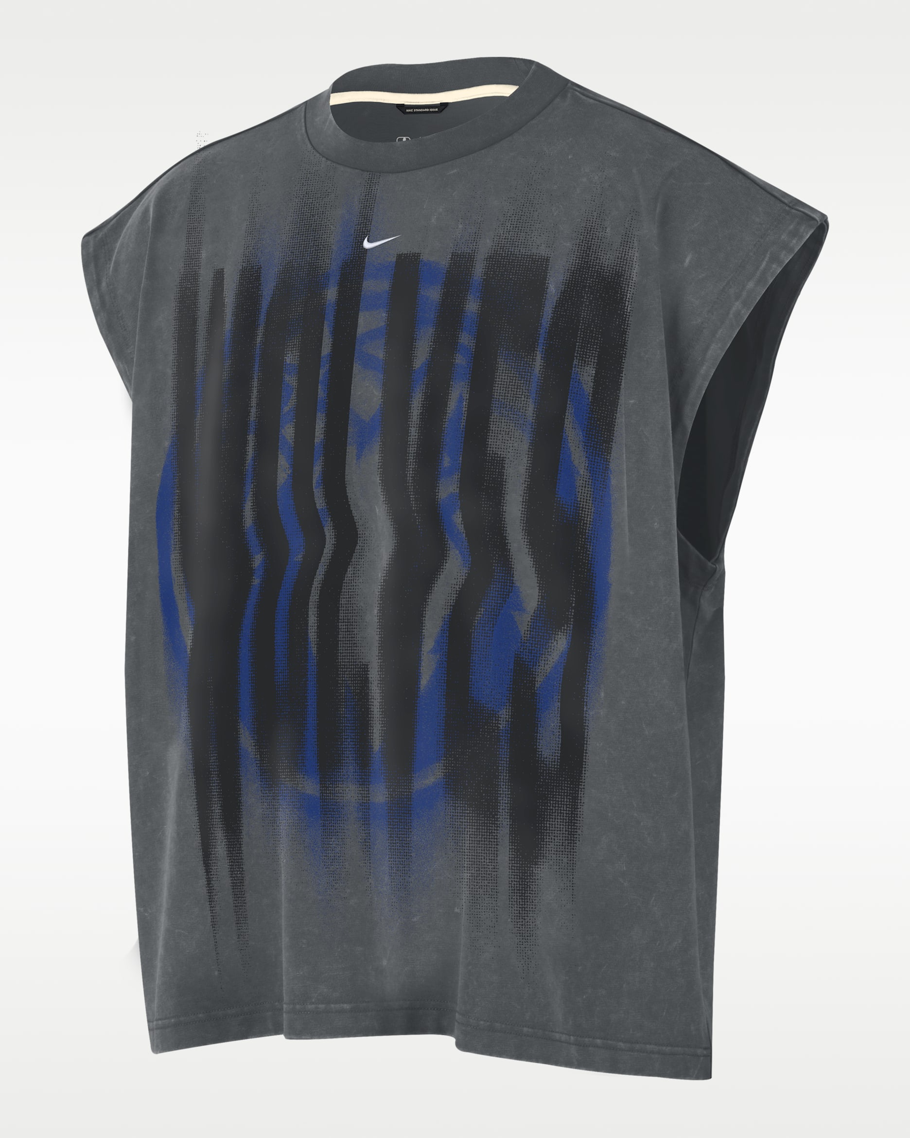 Camiseta de básquetbol sin mangas Nike para hombre Minnesota Timberwolves Standard Issue - Gris hierro/Blanco