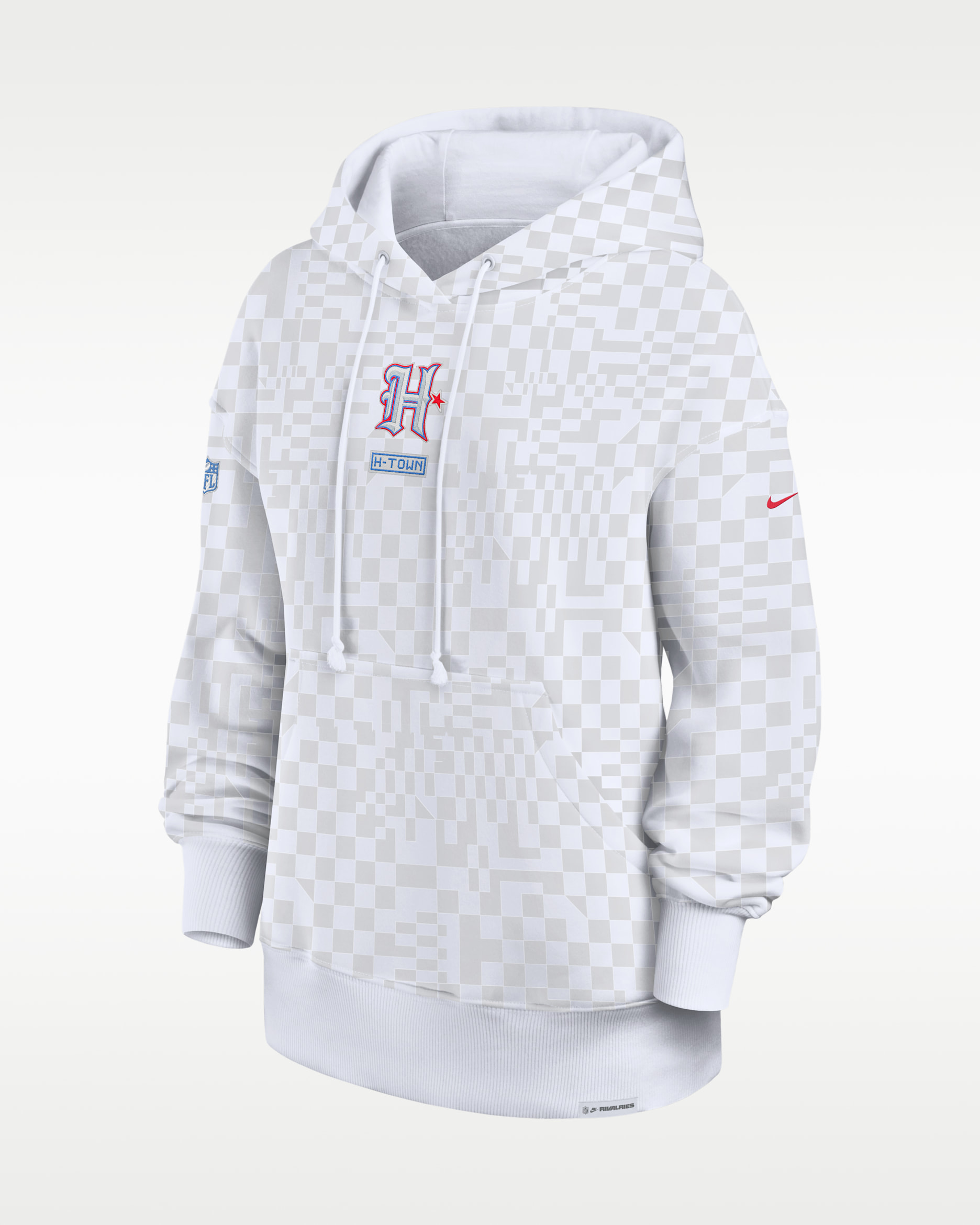 Houston Texans Rivalries Collection Phoenix Women's Nike NFL Oversized Pullover Hoodie - White