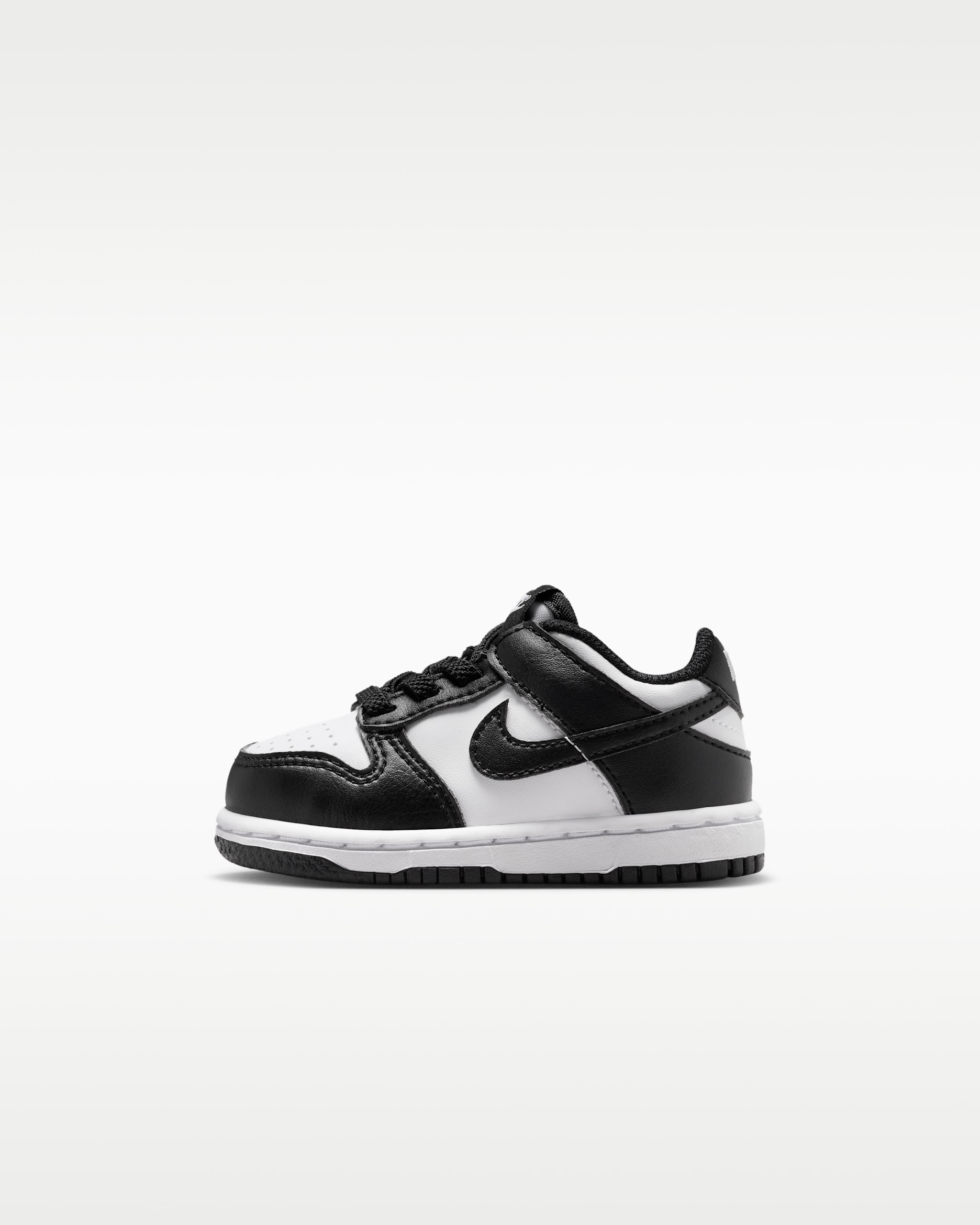 Nike Dunk Low Baby/Toddler Shoes - White/White/Black