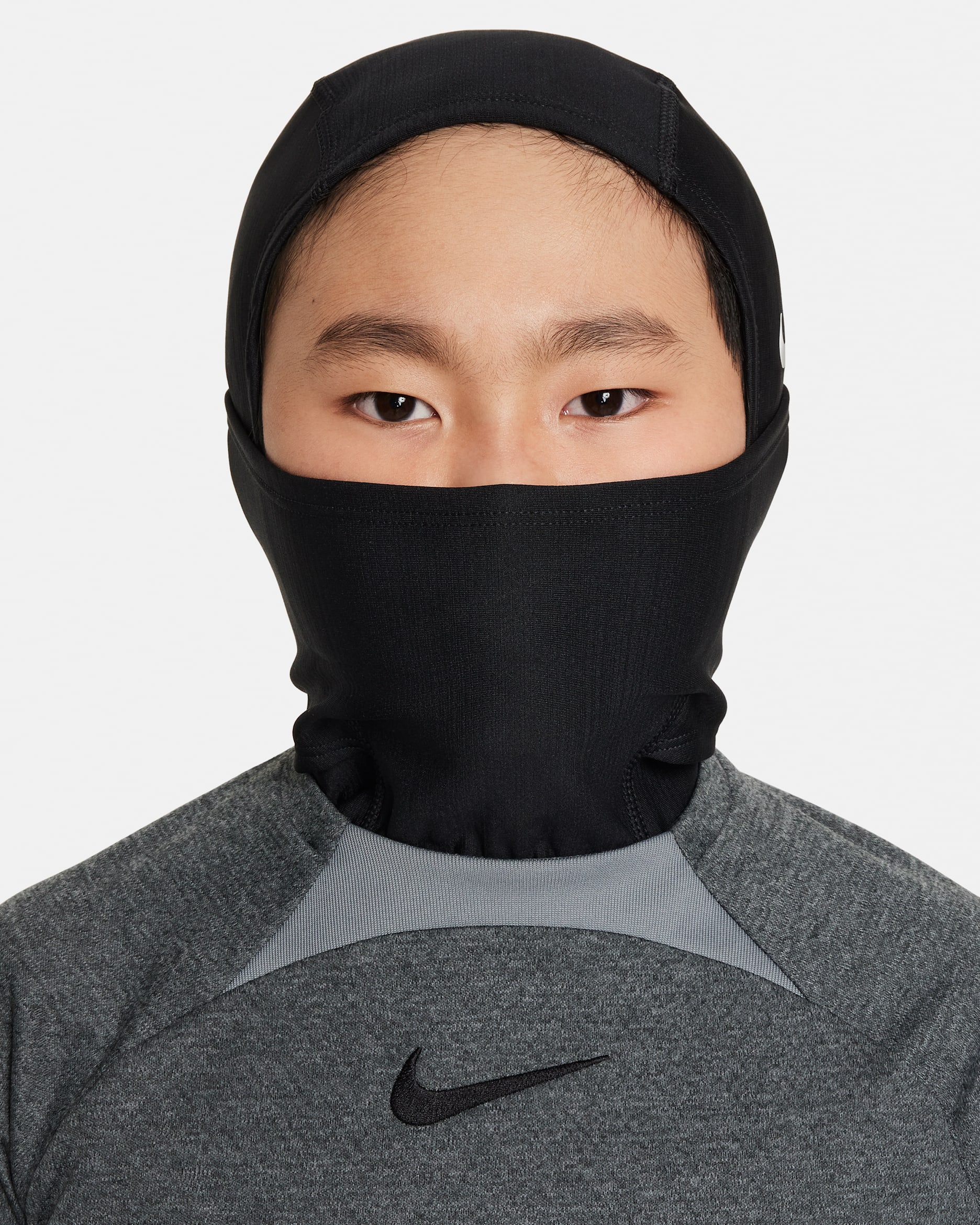 Nike Pro HyperWarm Big Kids' Football Hood - Black
