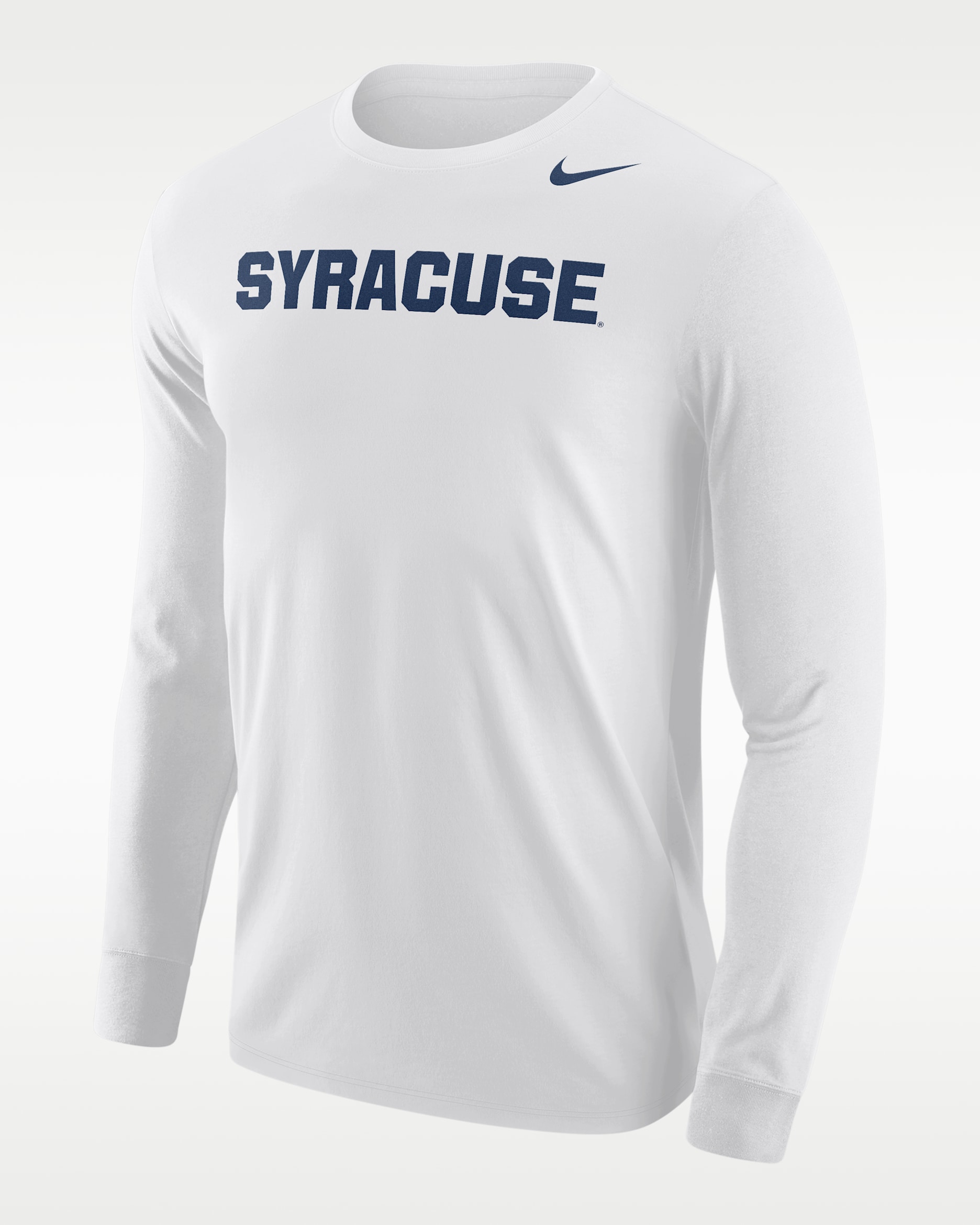 Syracuse Orange Men's Nike Football Long-Sleeve T-Shirt - White