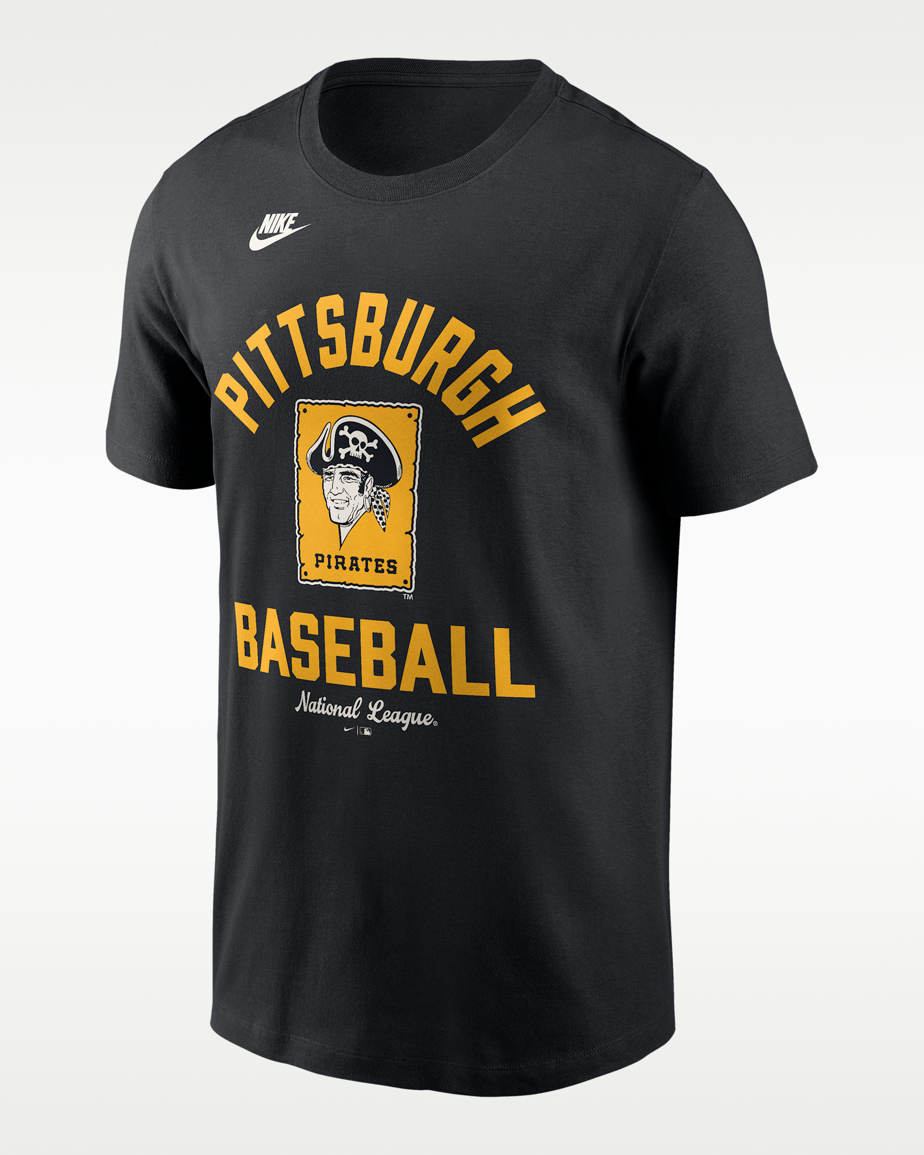 Pittsburgh Pirates Cooperstown Men's Nike MLB T-Shirt - Black