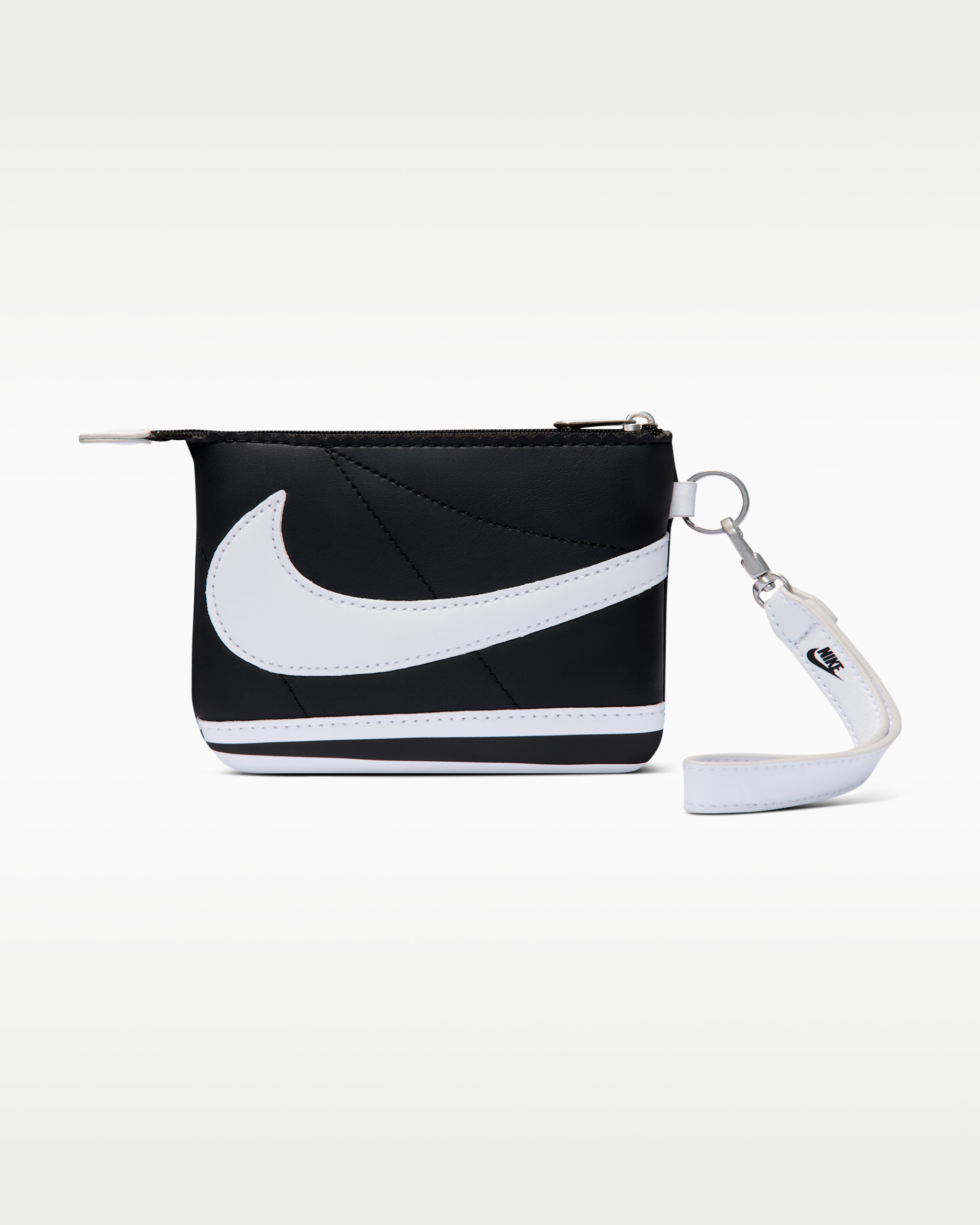 Nike Icon Cortez Wristlet - Black/Black/White