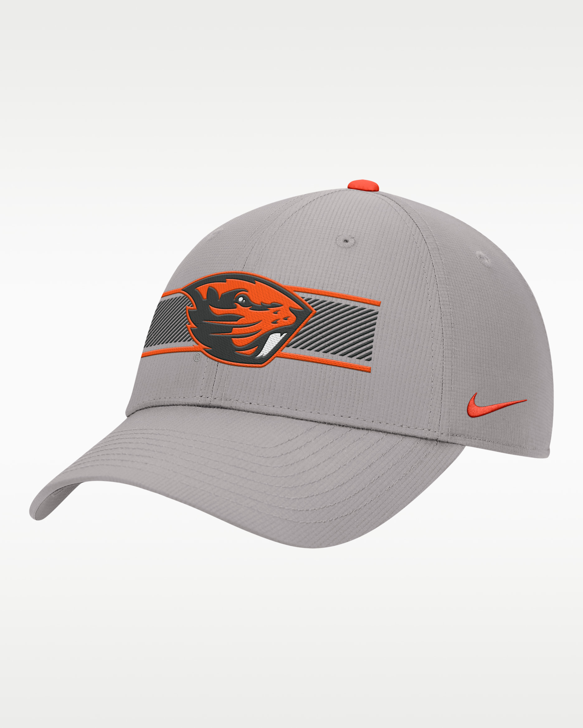 Nike College (Oregon State) Ripstop Structured Cap - Grey