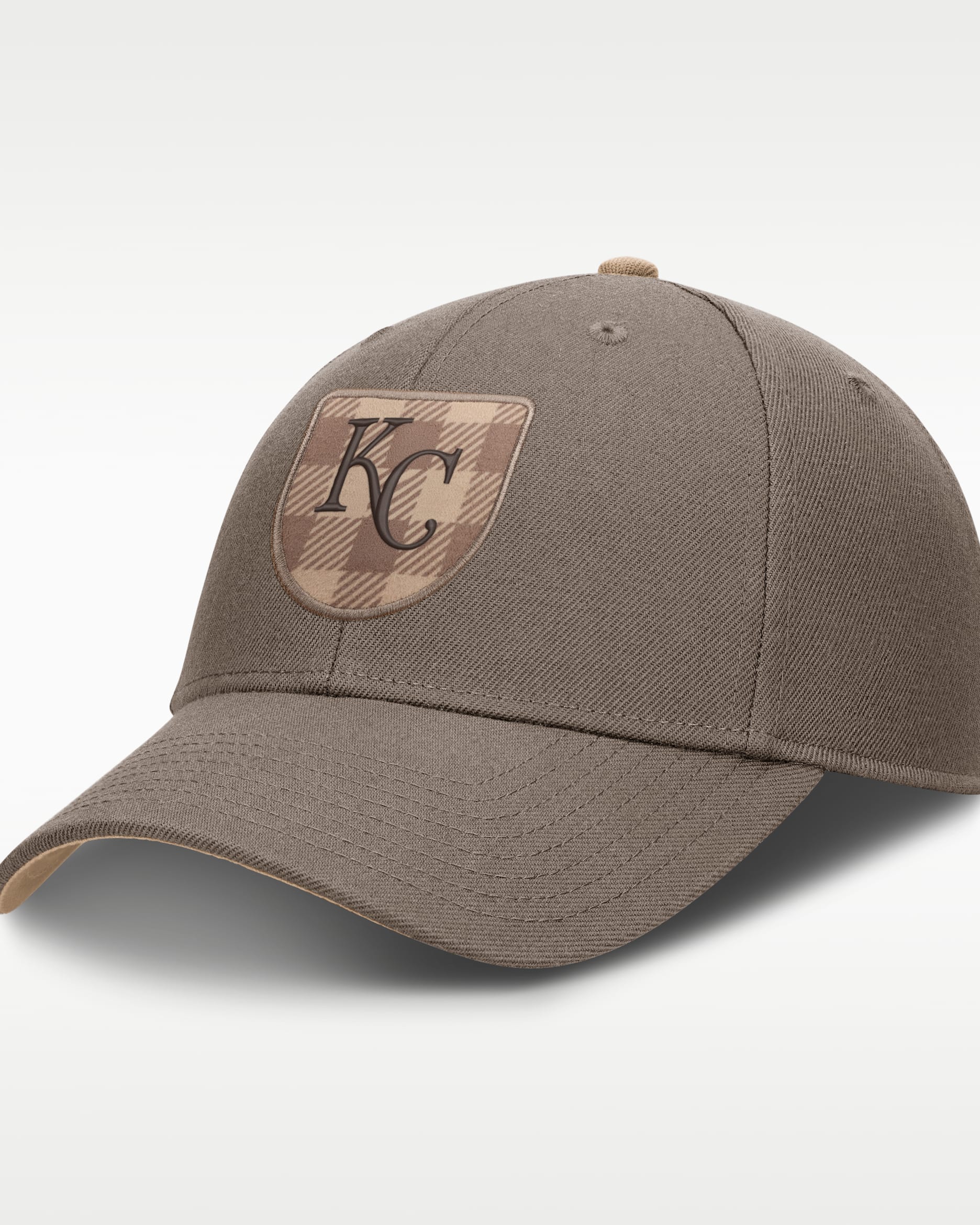 Gorra Nike Dri-FIT de la MLB ajustable para hombre Kansas City Royals Statement - Marrón