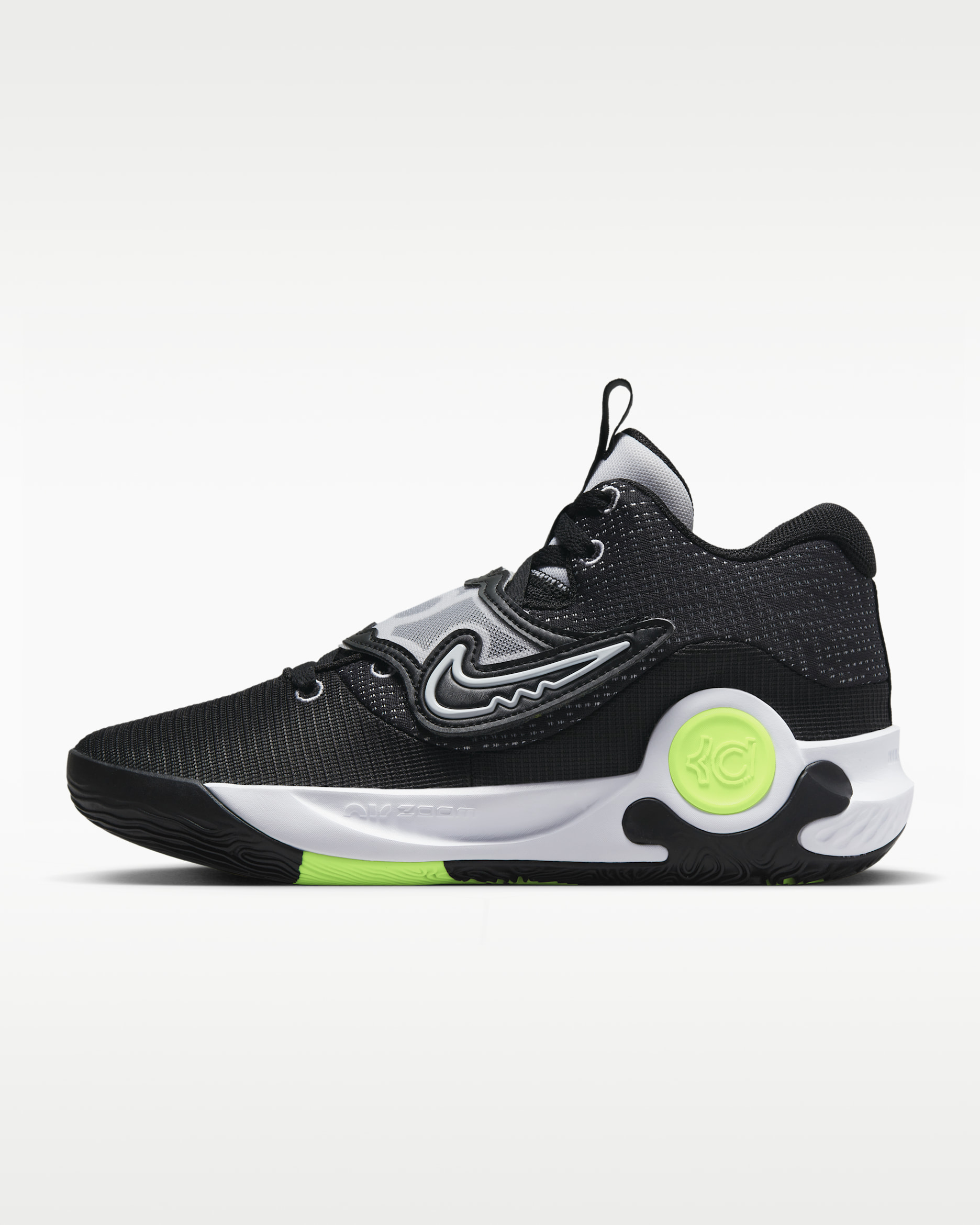 KD Trey 5 X EP Basketball Shoes - Black/Volt/White