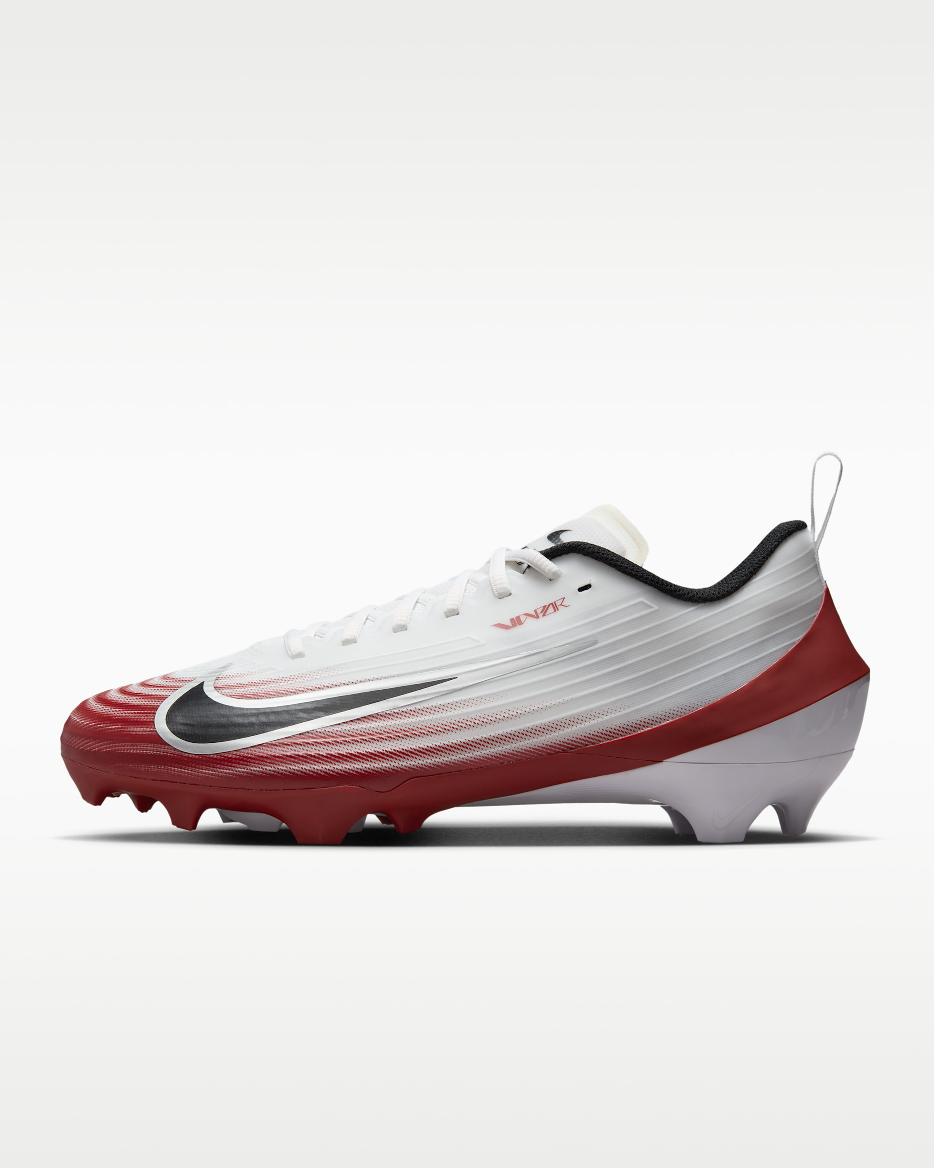 Nike Vapor Speed 3 Football Cleats - White/Team Crimson/Metallic Silver/Black