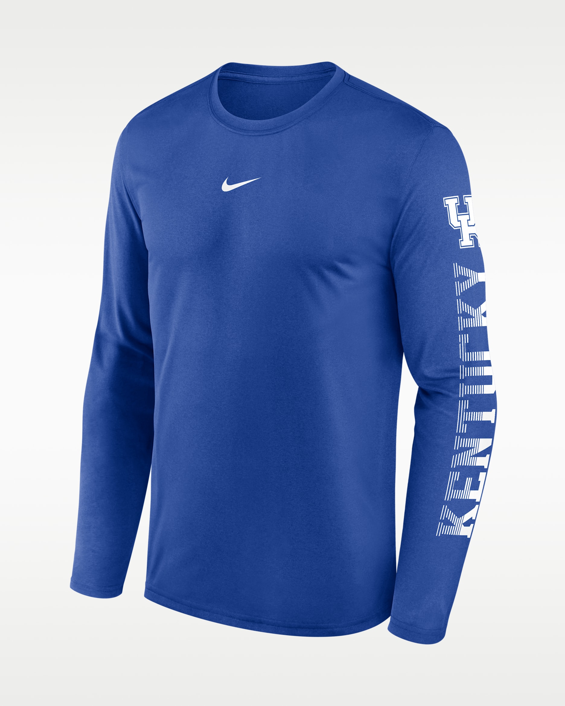 Kentucky Primetime Stack Legend Men's Nike Dri-FIT College Long-Sleeve T-Shirt - Game Royal