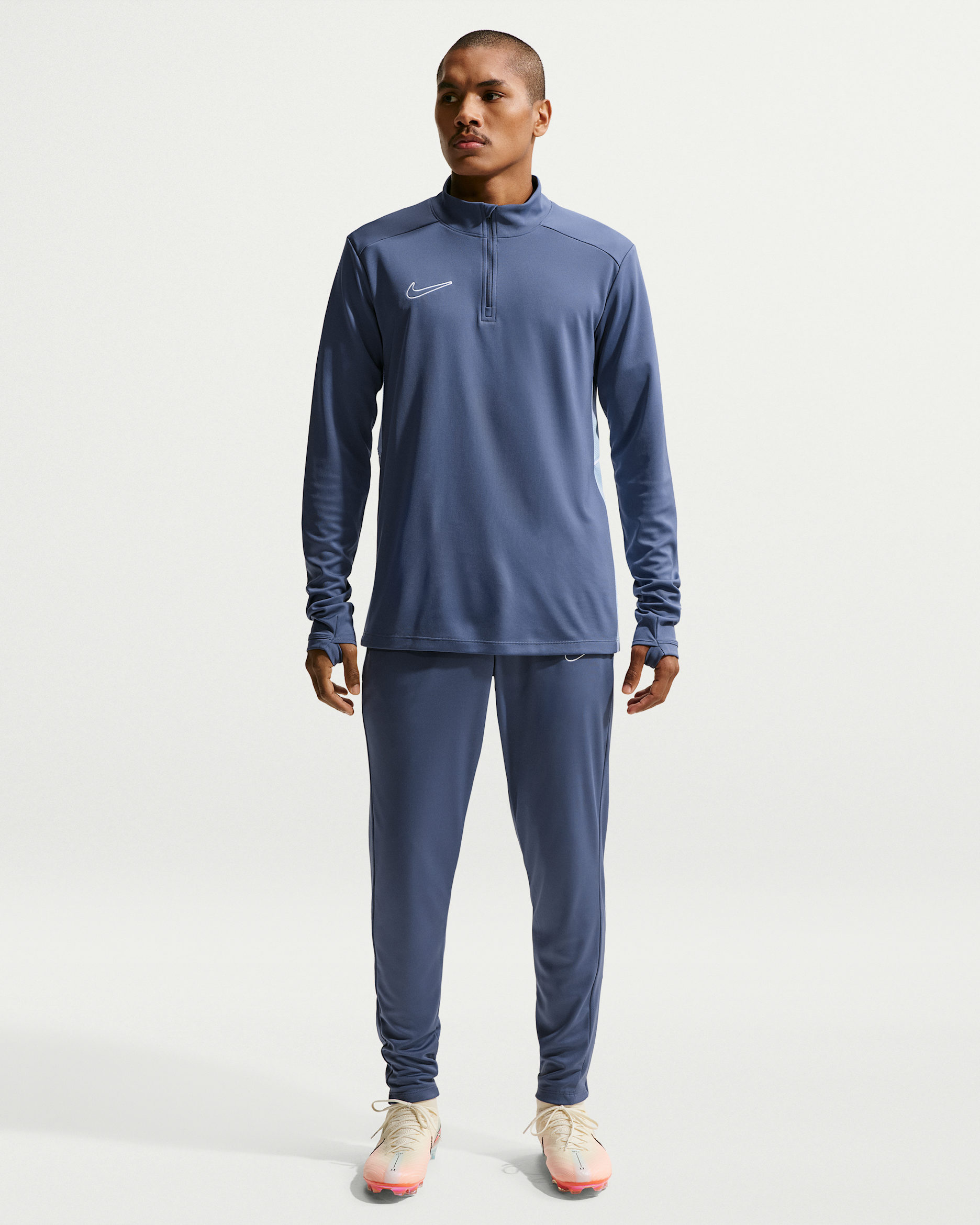 Pants de fútbol Dri-FIT para hombre Nike Academy - Azul difuso/Azul psíquico/Blanco