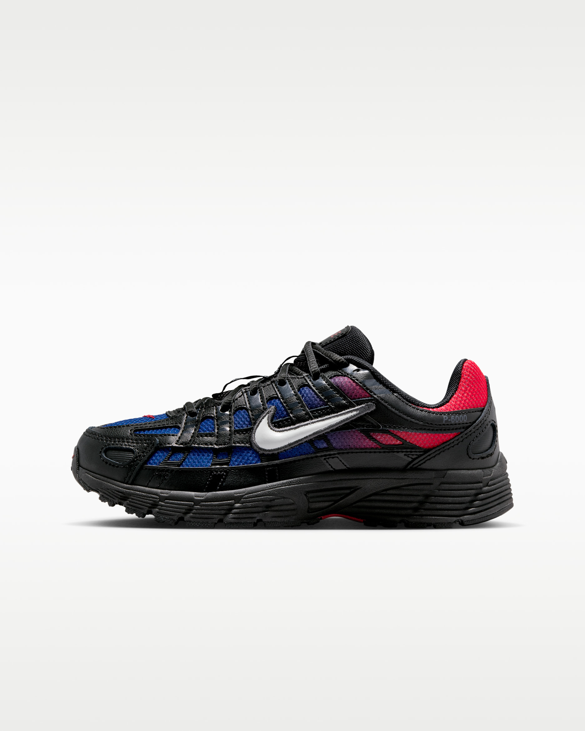 Nike P-6000 Big Kids' Shoes - Black/Bright Crimson/Game Royal/Off White