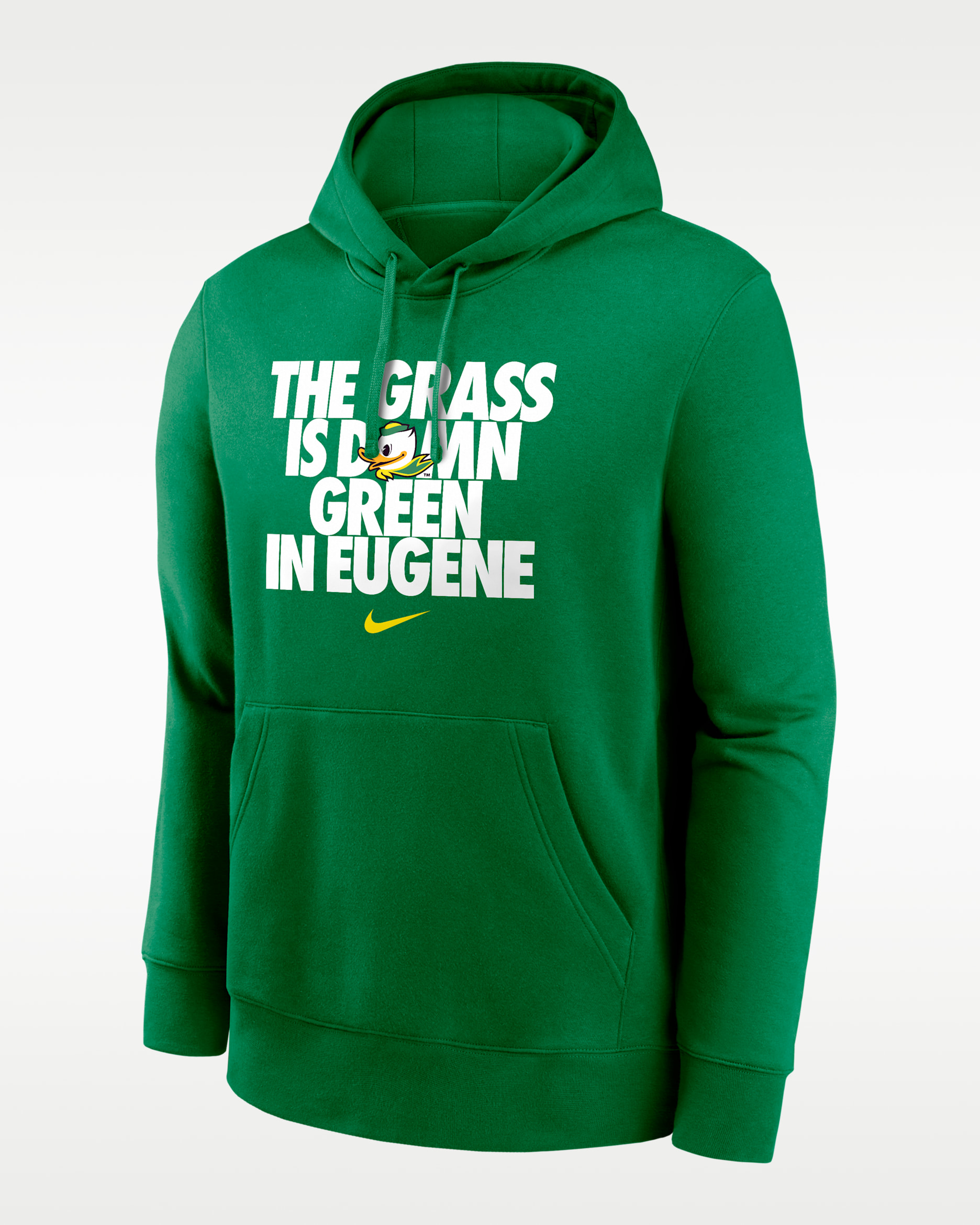 Oregon Grass Is Green Club Men's Nike College Pullover Hoodie - Green