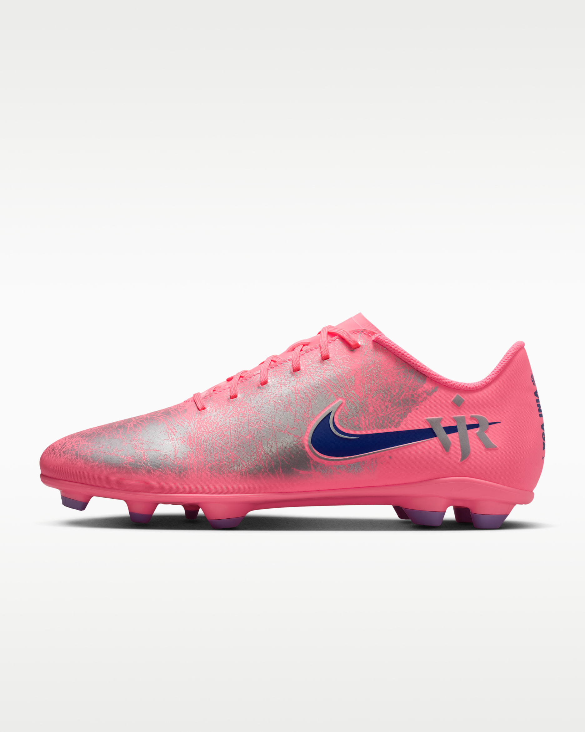 Nike Mercurial Vapor 16 Club "Vini Jr." Multi-Ground Low-Top Soccer Cleats - Sunset Pulse/Old Royal