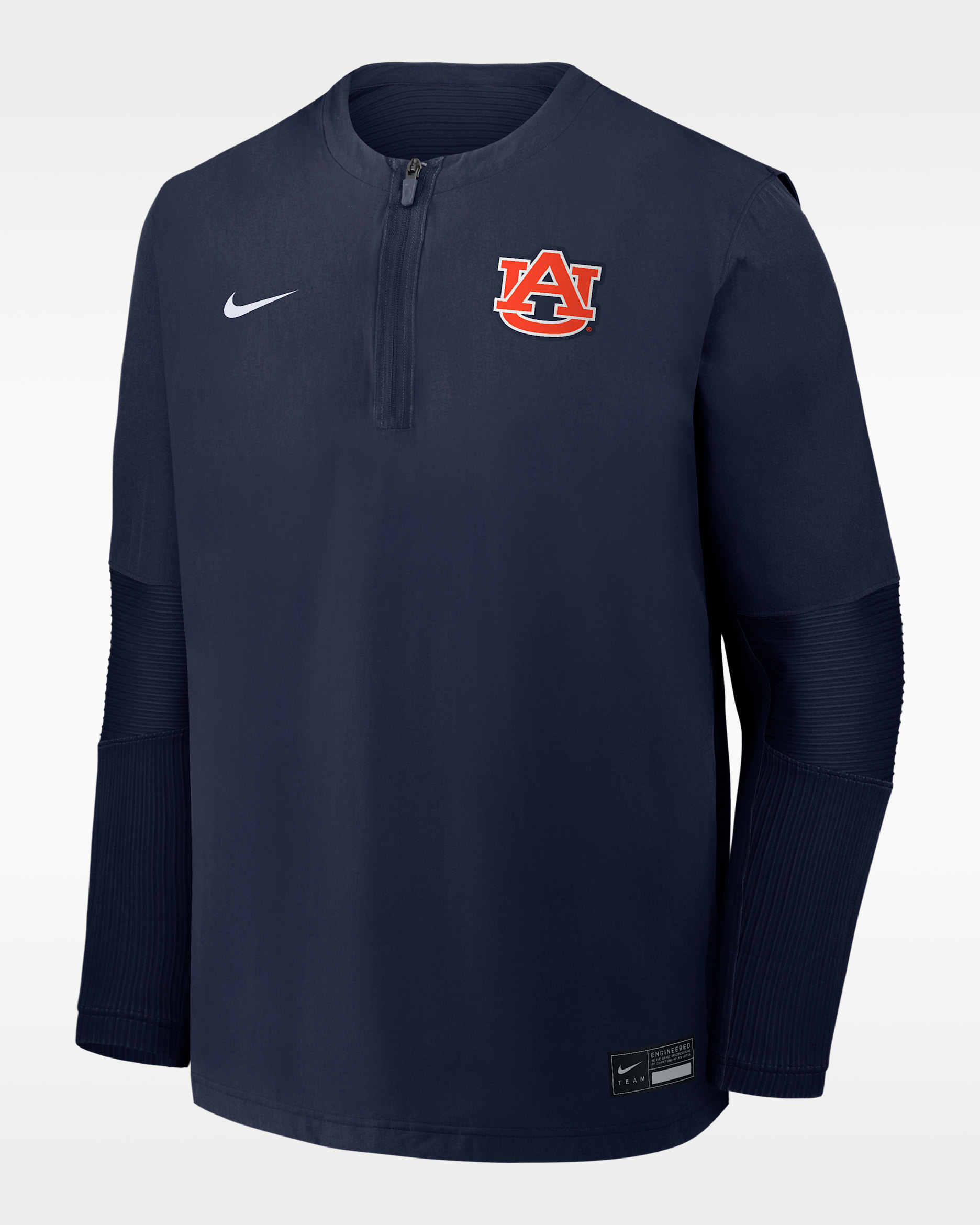 Auburn Dugout Men's Nike Dri-FIT College 1/4-Zip Long-Sleeve Windshirt - Navy/Pitch Blue