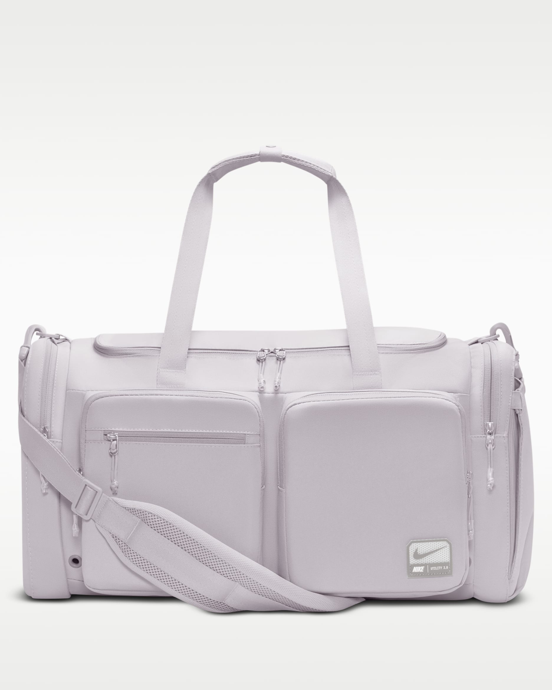 กระเป๋า Duffel Nike Utility Power 2.0 (ไซส์ M, 51 ล.) - College Grey/College Grey/Light Army