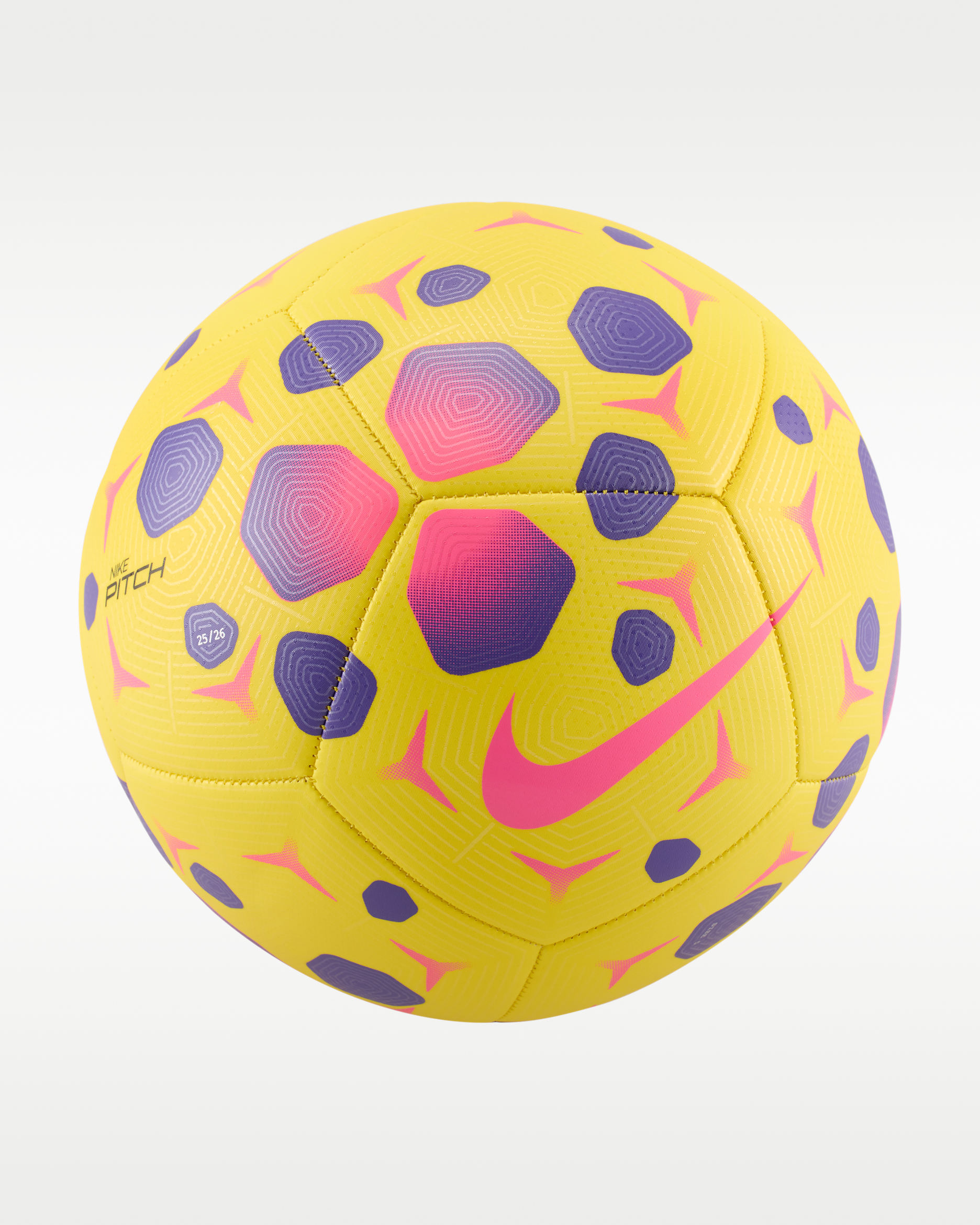 Nike Pitch Fußball - Gelb/Lila/Hyper Pink