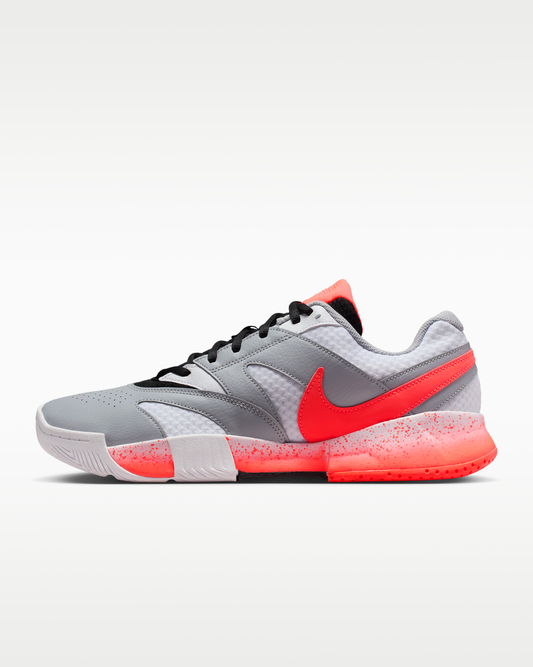 Tenis de tenis para hombre NikeCourt Lite 4 - Blanco/Gris lobo/Lava cálido