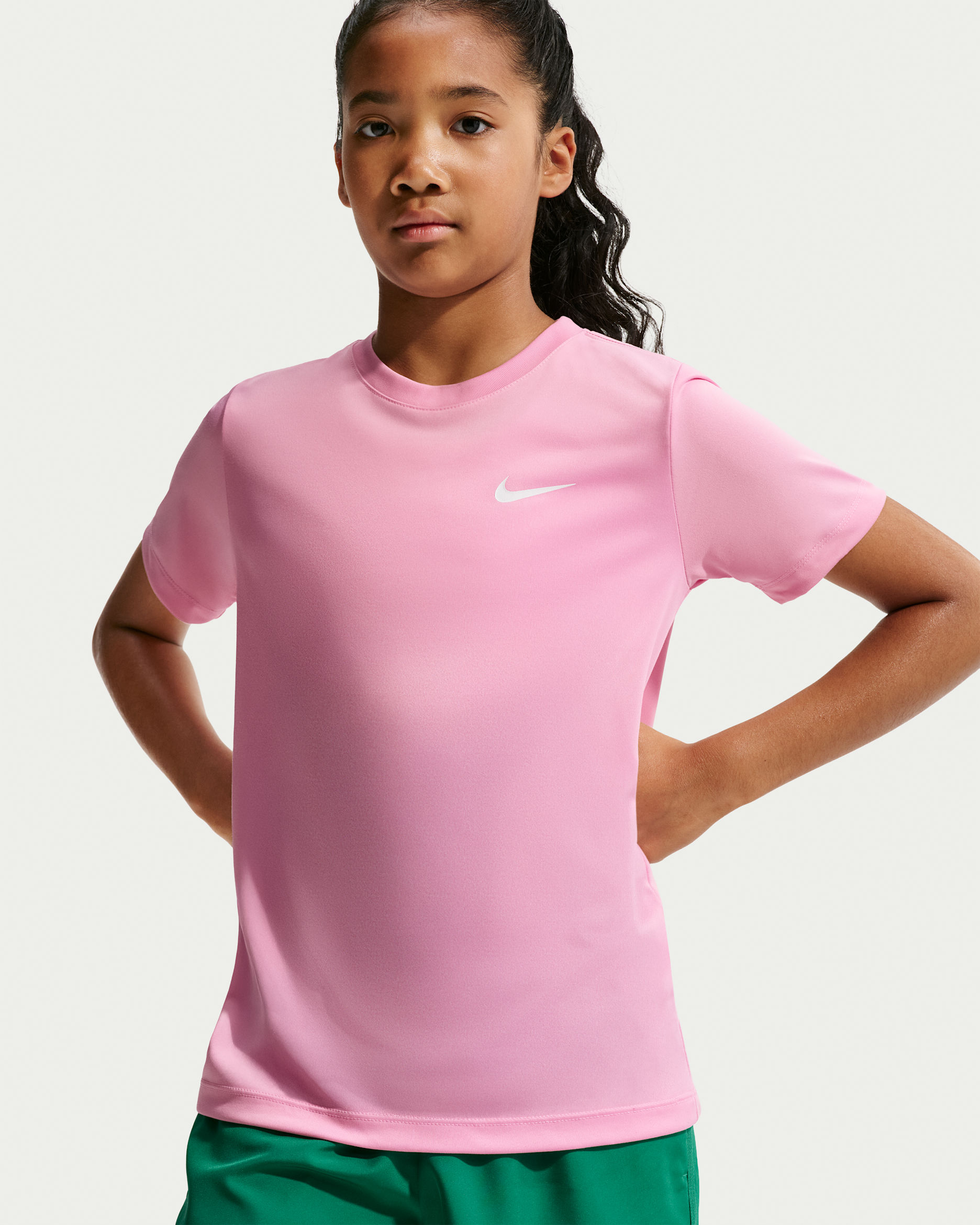 Nike Legend Big Kids' Dri-FIT T-Shirt - Pink Rise