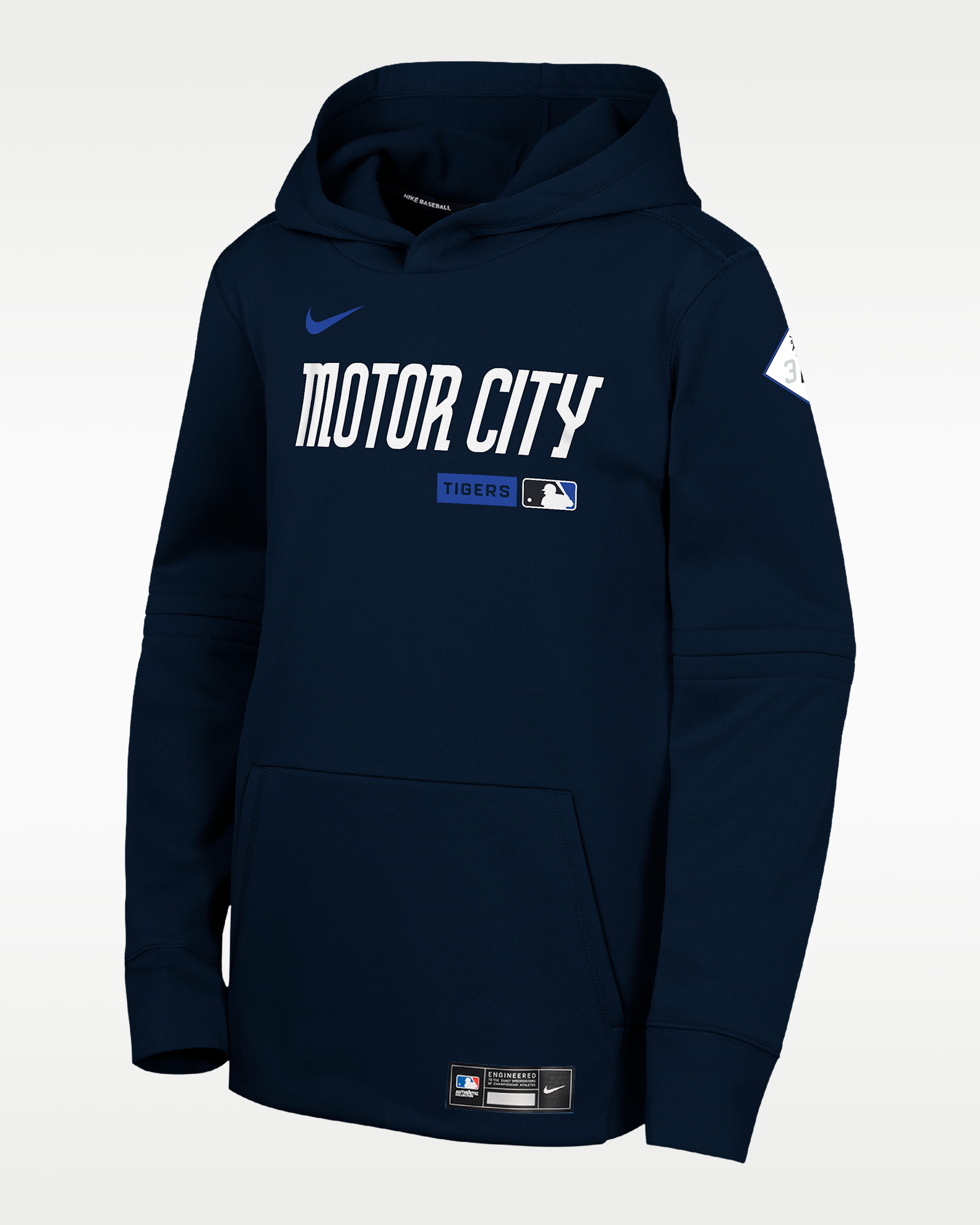 Detroit Tigers Big Kids' Nike Therma-FIT Hood - Cobalt