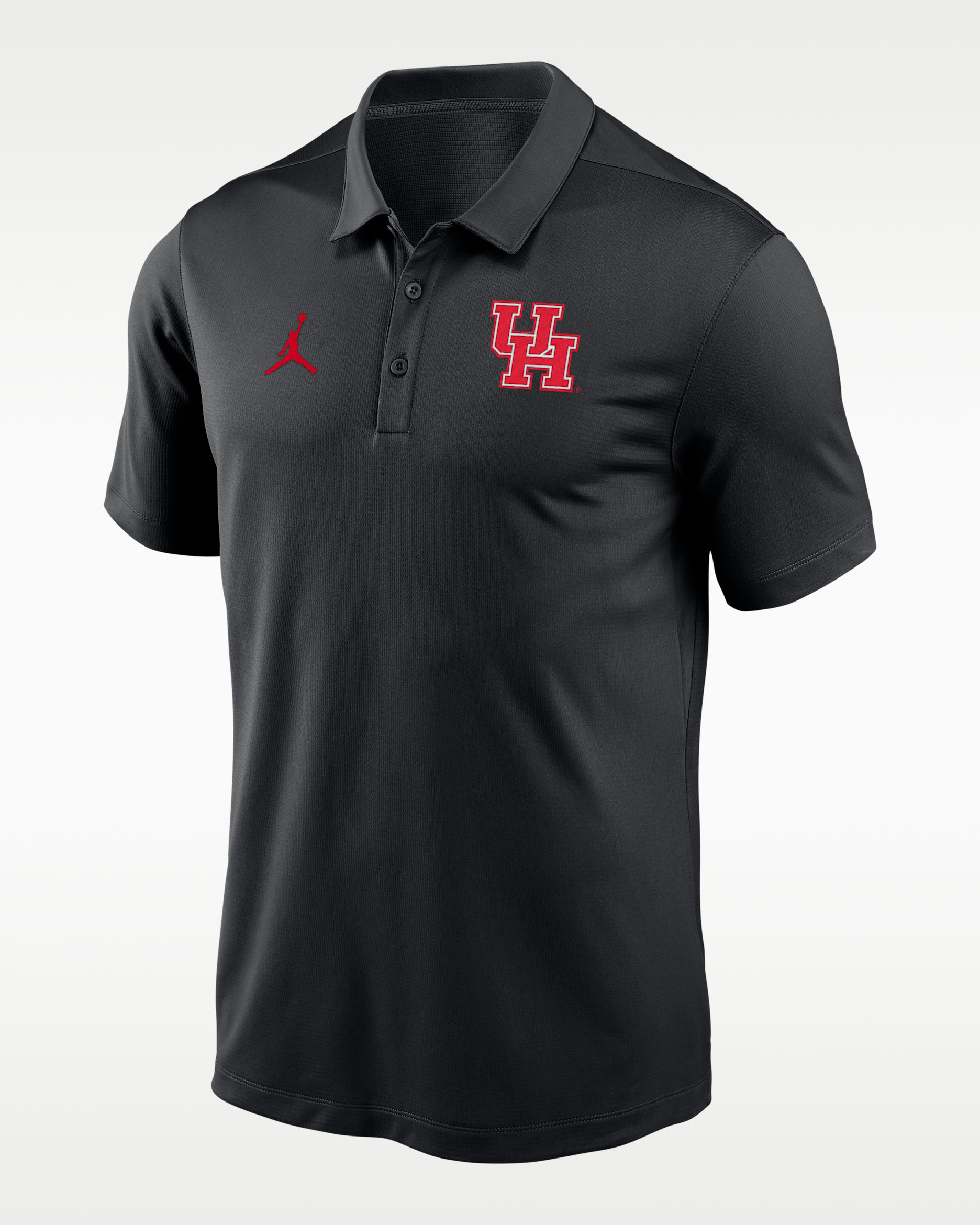 Houston Cougars Victory Men's Jordan Brand College Polo - Black