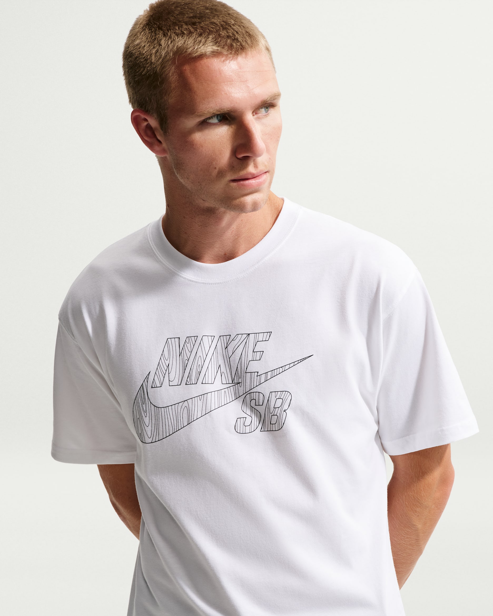 Nike SB Skate-T-Shirt - Weiß/Schwarz