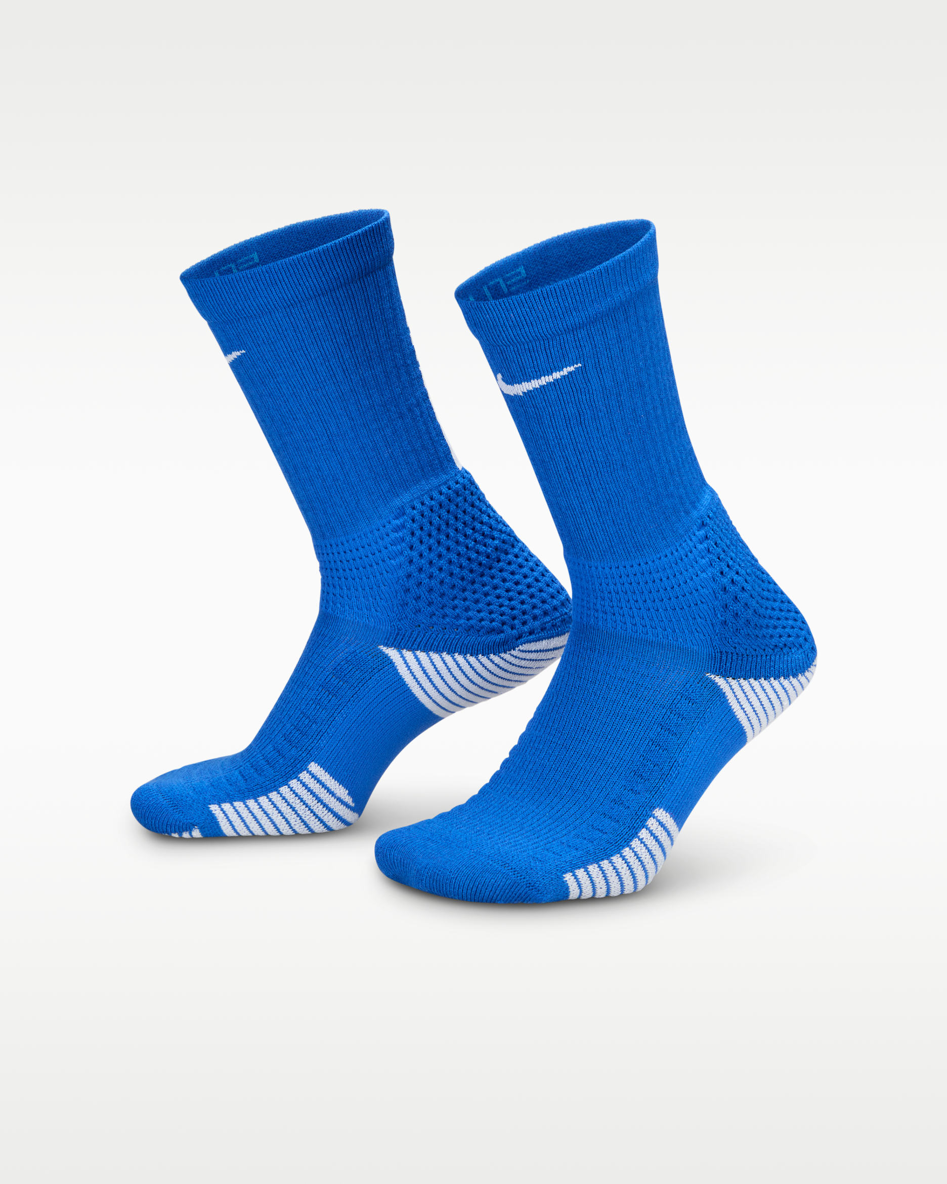 Nike Elite 2.0 Cushioned Crew Socks (1 Pair) - Game Royal/White/White